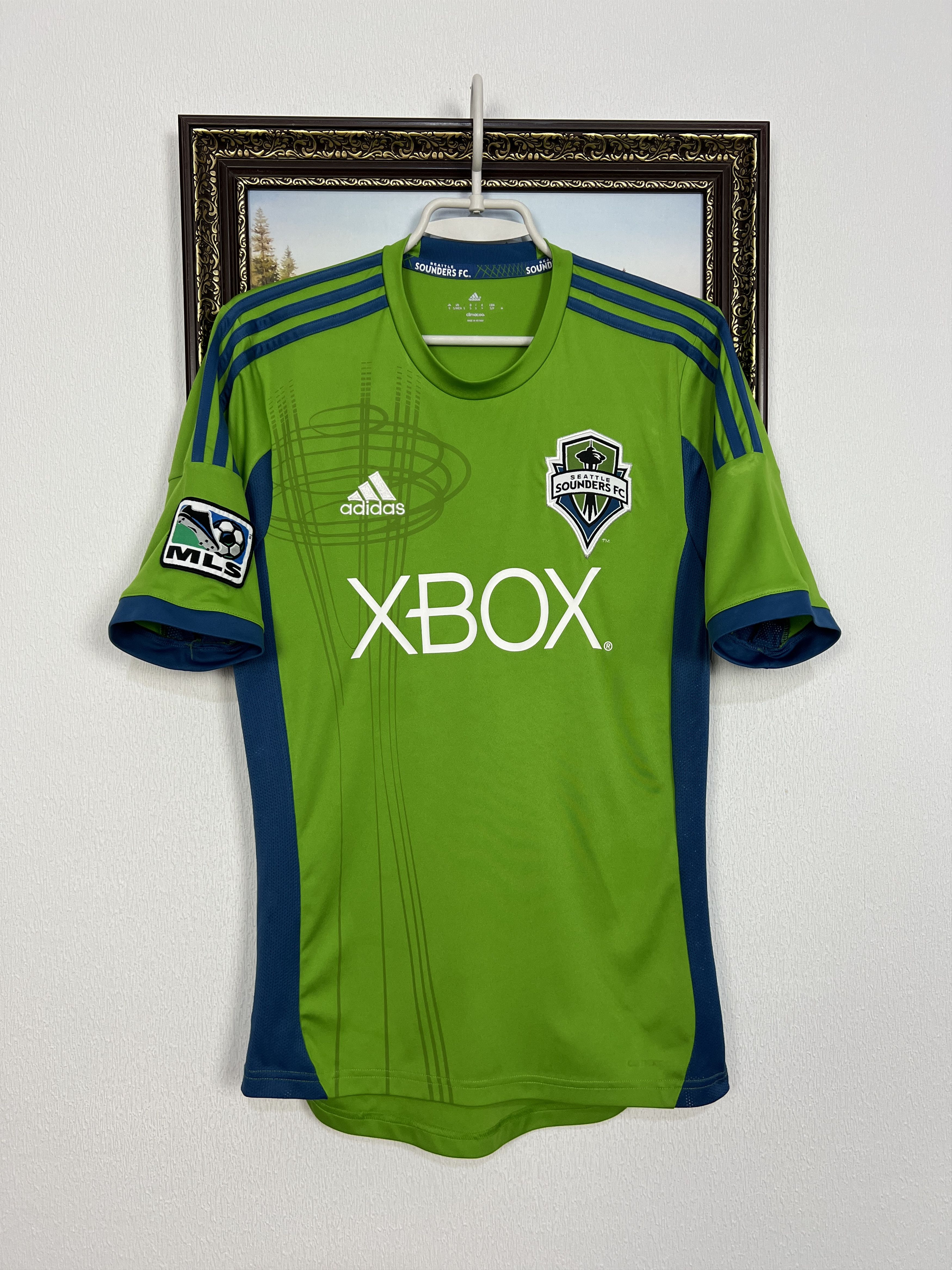 Adidas Seattle Sounders Home football shirt Soccer Jersey Trikot Size US S / EU 44-46 / 1 - 1 Thumbnail