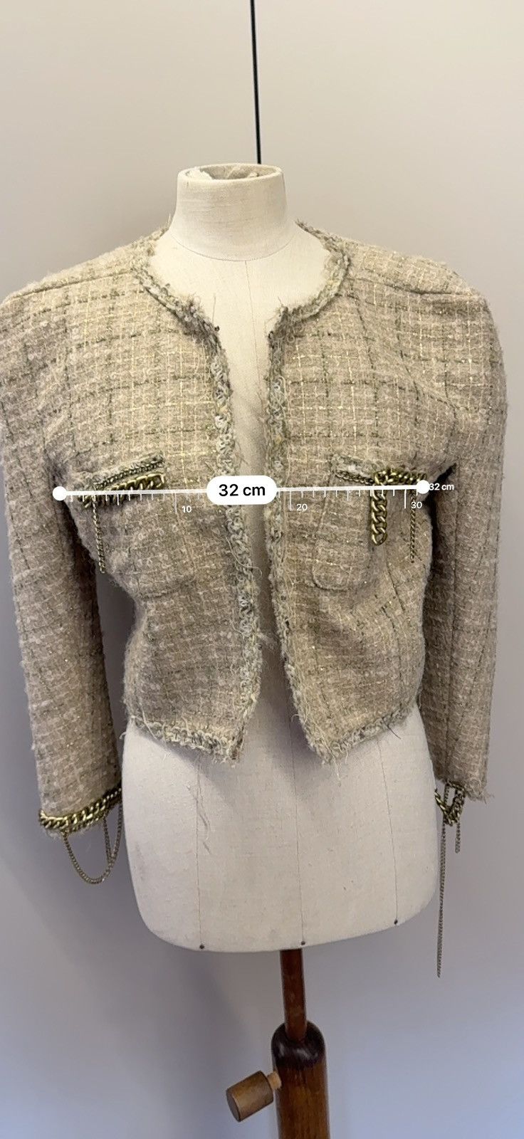 R13 R13 Square Shoulder Tweed Jacket - RP.2350€ Size M / US 6-8 / IT 42-44 - 23 Thumbnail