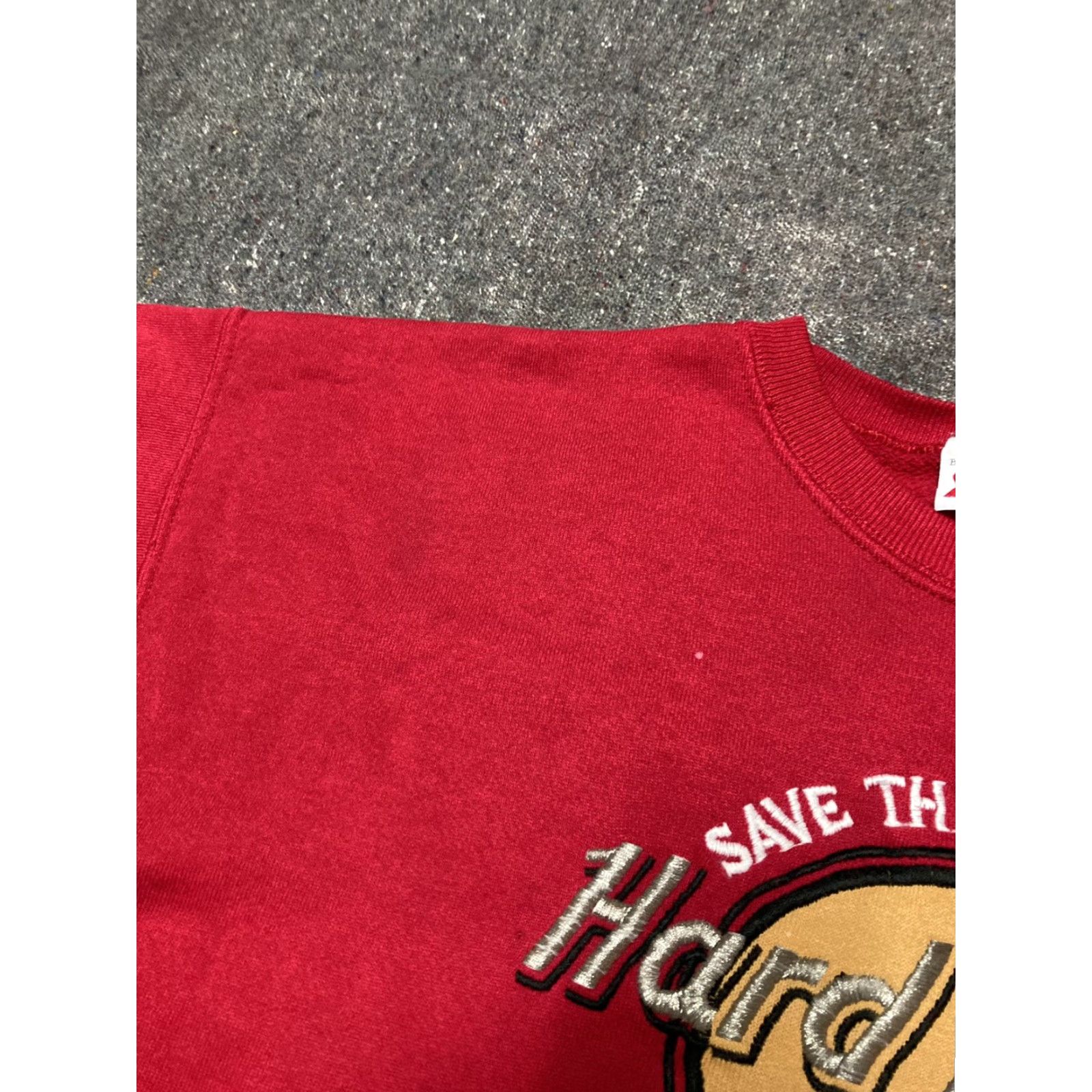 Vintage VINTAGE Hard Rock Cafe sweatshirt Shirt Mens XL Red 90s Honolulu Hawaii USA made Pullover Size US XL / EU 56 / 4 - 7 Thumbnail
