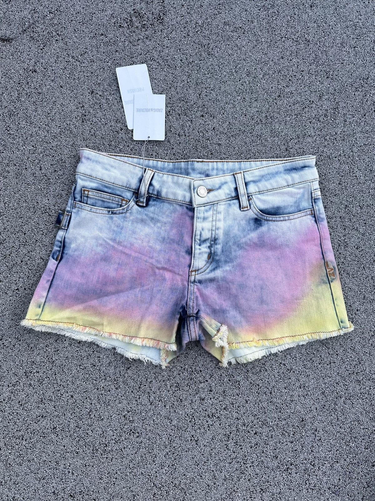 Zadig & Voltaire Zadig & Voltaire distressed pastel shorts Size 27" / US 4 / IT 40 - 1 Thumbnail