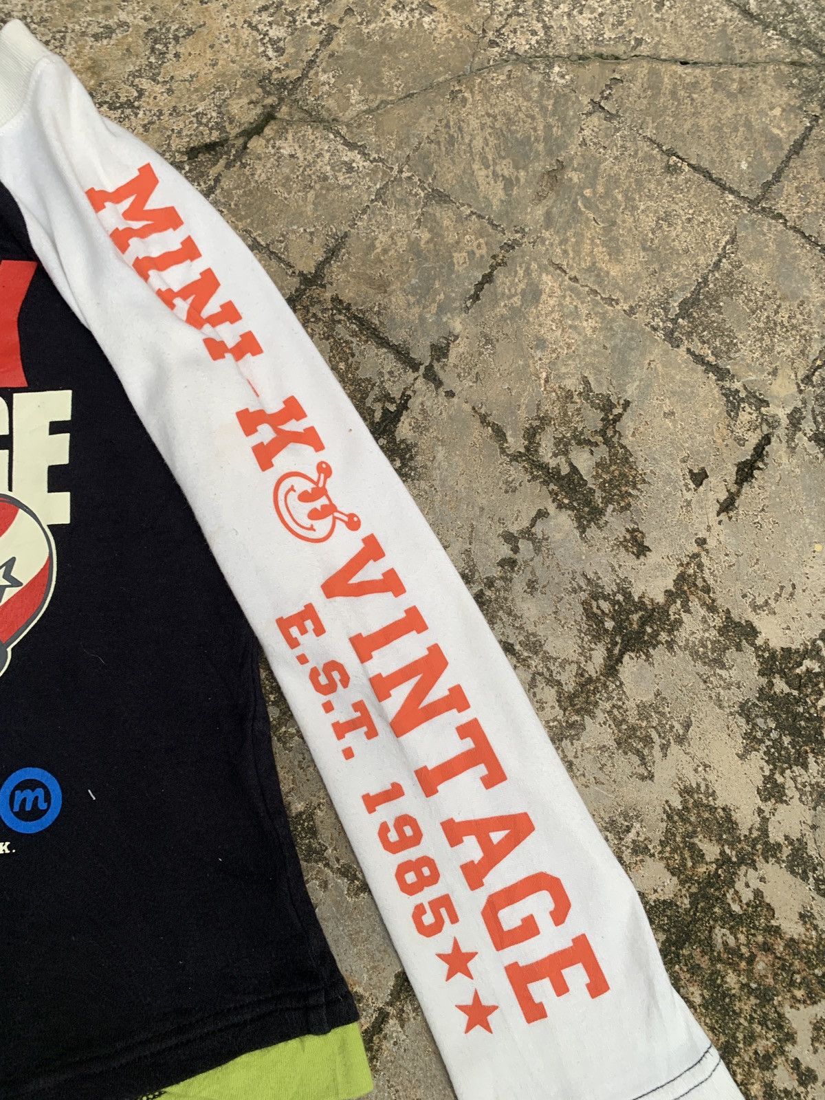 Angel Blue × Japanese Brand y2k Mini-K Japan Cute Pop Raglan Icon Graphic Baby Tee Top Size XS / US 0-2 / IT 36-38 - 8 Thumbnail