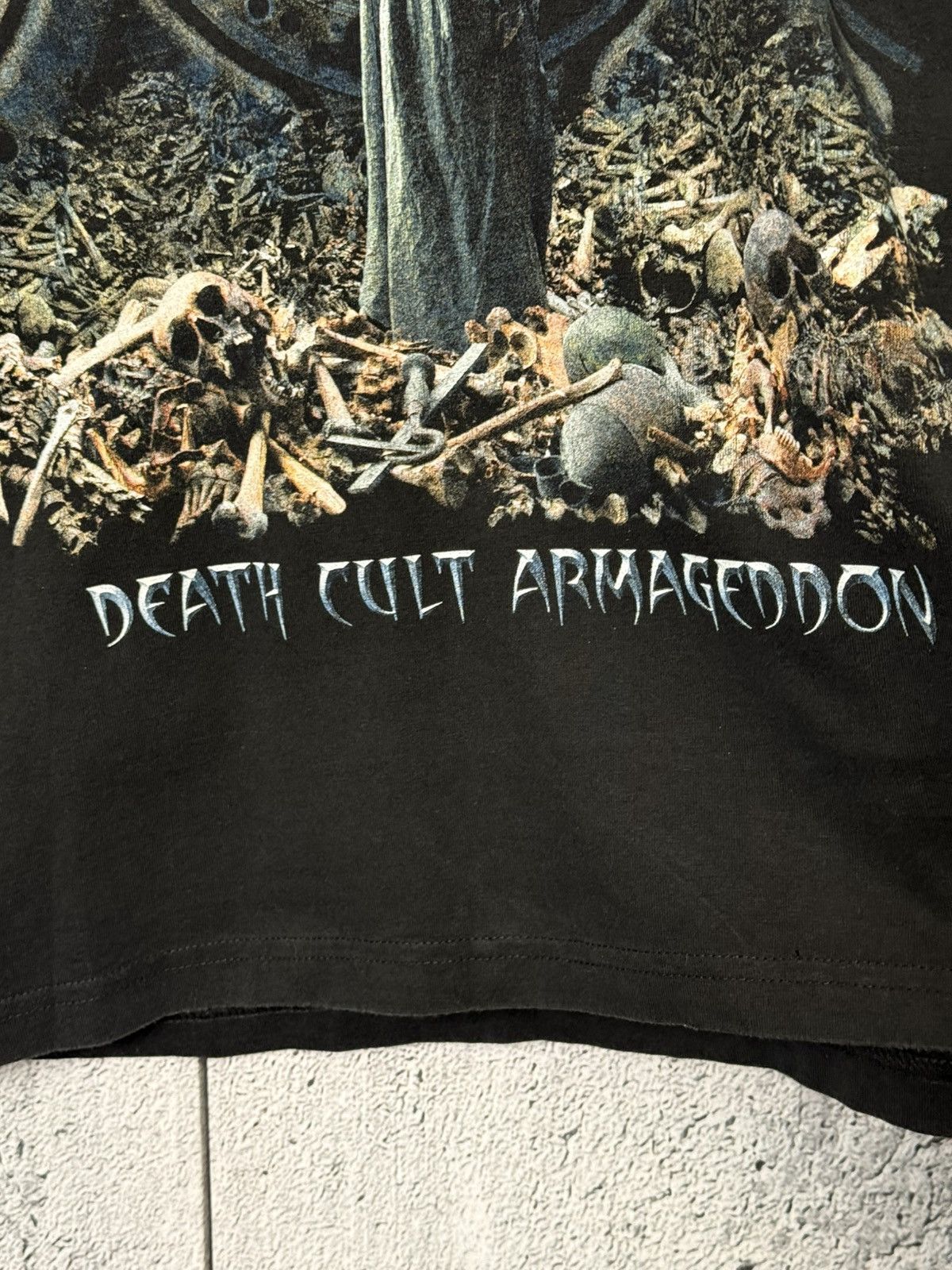 Band Tees Vintage 2003 Dimmu Borgir Death Cult Armageddon Long Sleeve Size US XL / EU 56 / 4 - 10 Thumbnail
