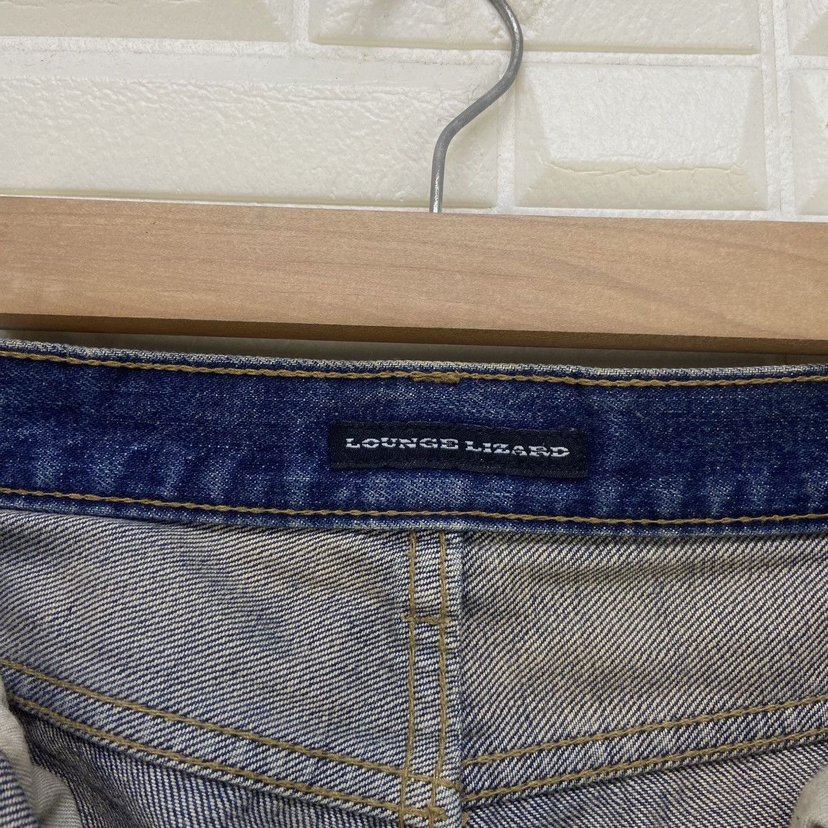 Lounge Lizard Japanese Brand Lounge Lizard Distressed Denim Size US 31 - 16 Thumbnail