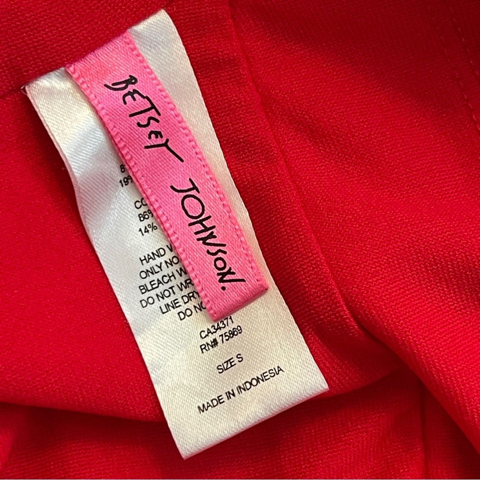 Betsey Johnson Betsy Johnson Red Malibu One piece Swim Suit Size ONE SIZE - 5 Thumbnail