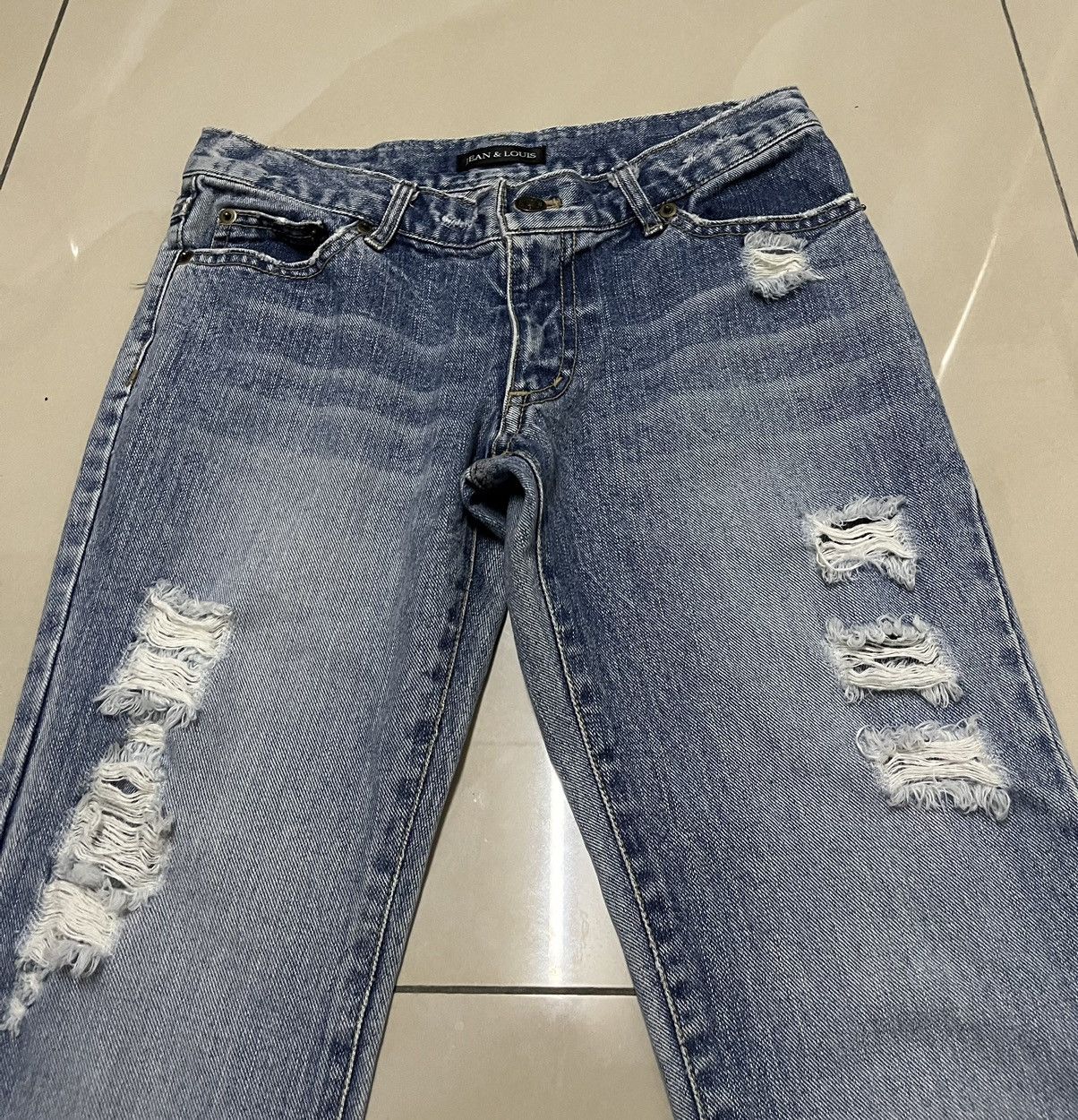 Hysteric Glamour Flare Jeans Jean & Louis distressed low rise bootcut F1 Size US 28 / EU 44 - 6 Thumbnail