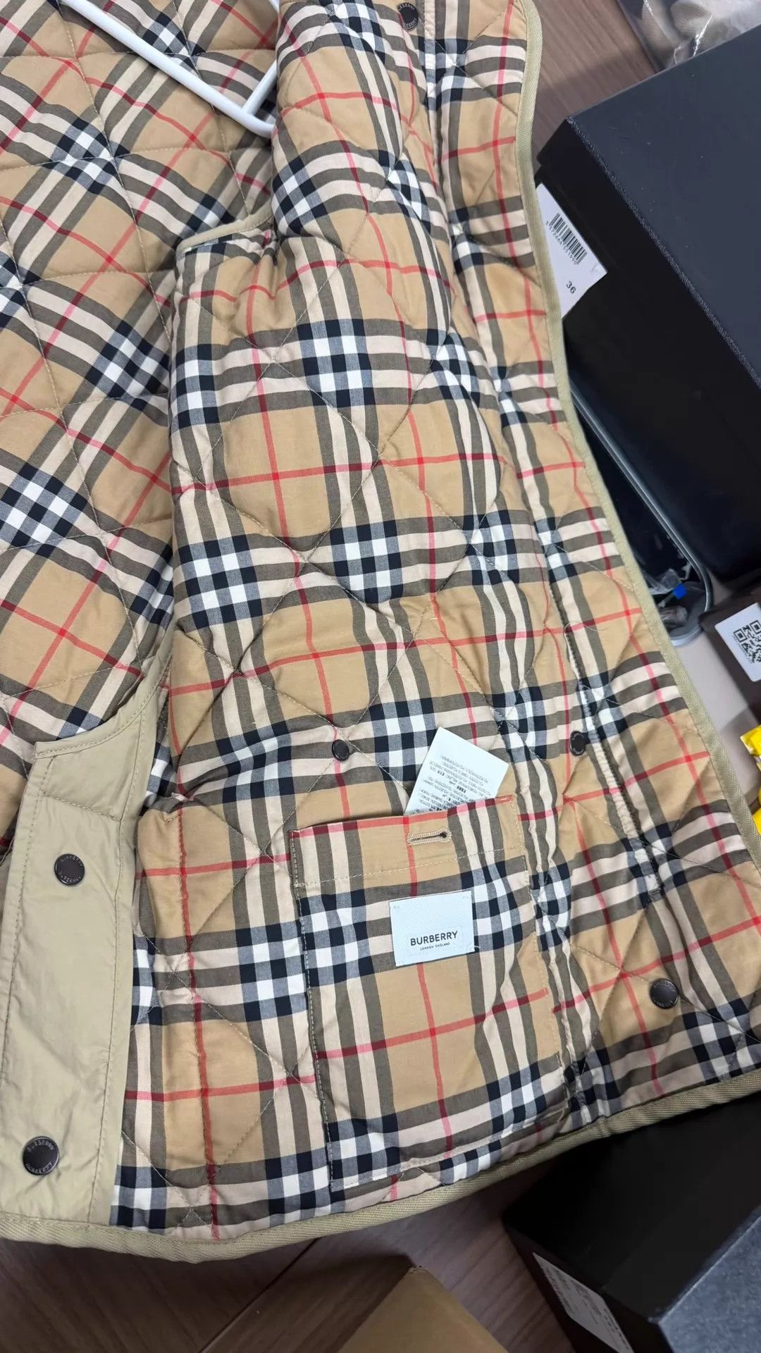 Burberry Burberry men's M cotton jacket Size US M / EU 48-50 / 2 - 2 Thumbnail