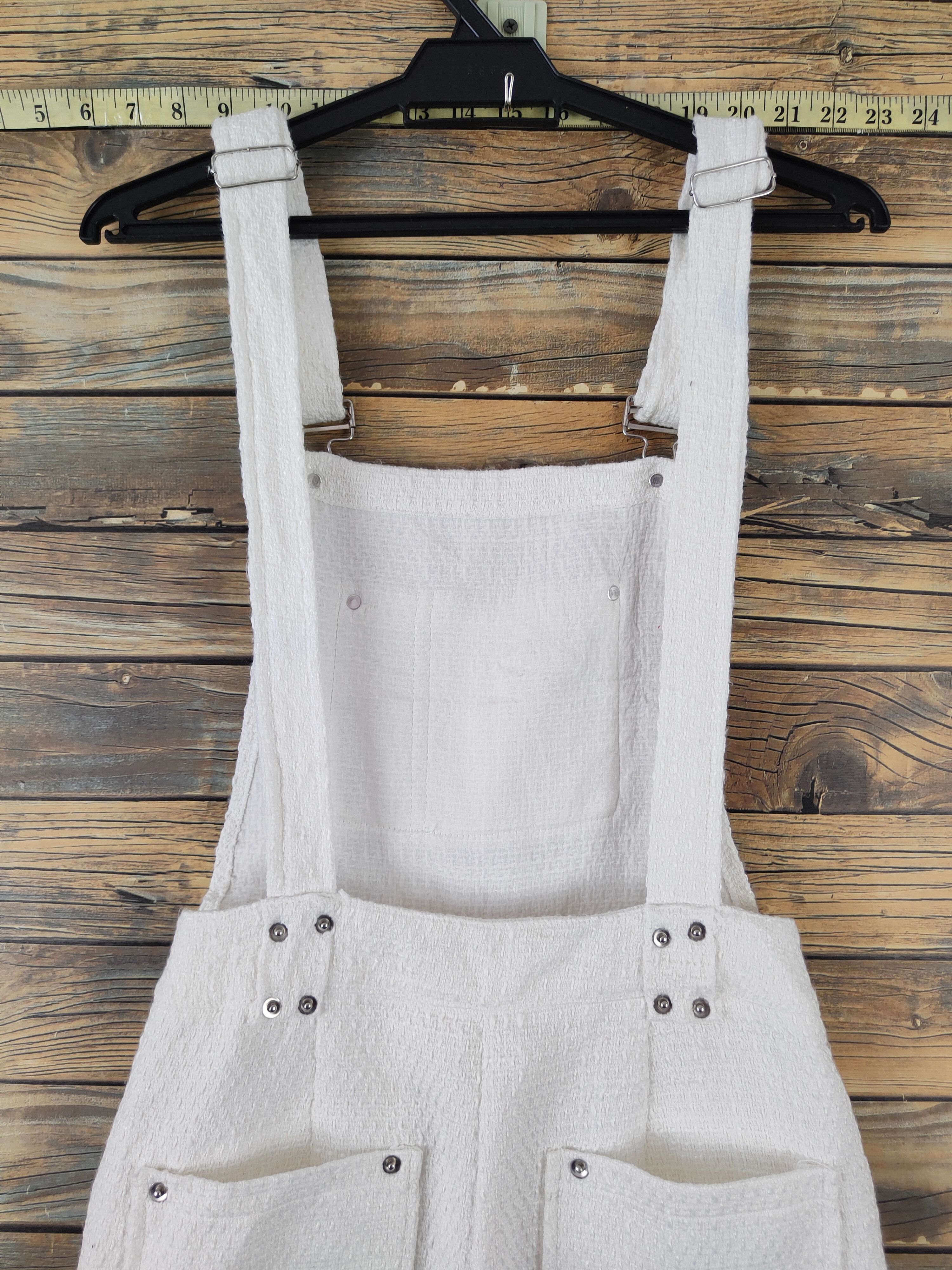 Japanese Brand × Vintage Very Rare DFYS White Adjustable Strap Jumpsuits Size 26" / US 2 / IT 38 - 11 Thumbnail
