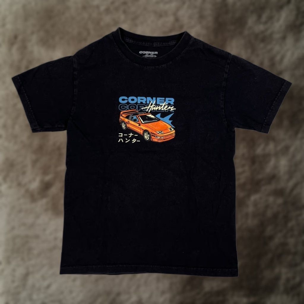 Hunter Corner Hunter T-Shirt Small Black 90s Cars Drift Vintage No (Men) Size US S / EU 44-46 / 1 - 1 Thumbnail