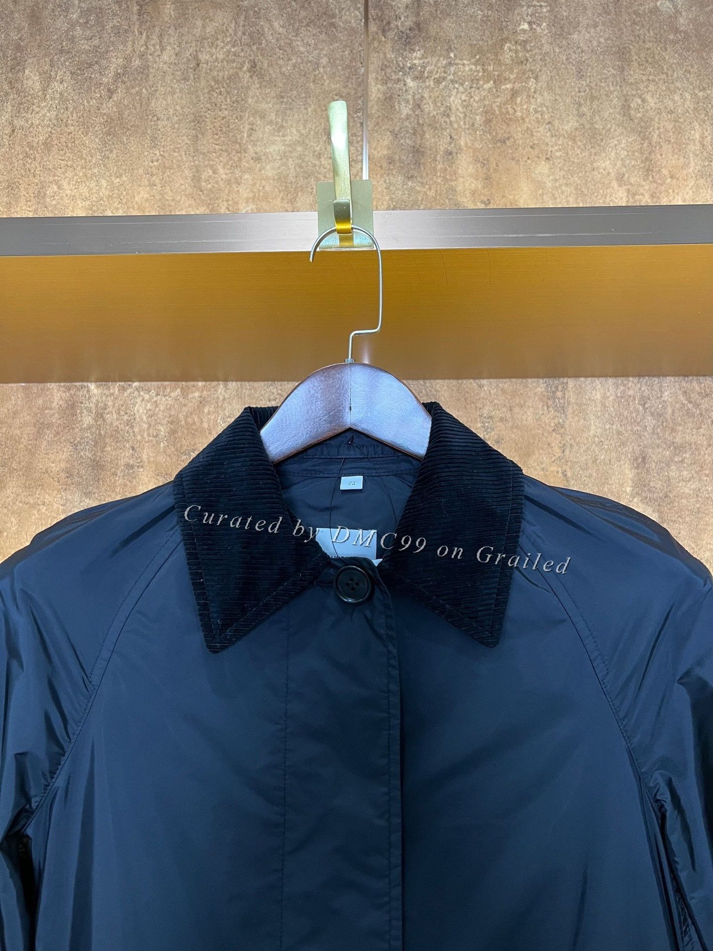 Burberry Burberry Black Mid-Length Trench Coat Size M / US 6-8 / IT 42-44 - 3 Thumbnail