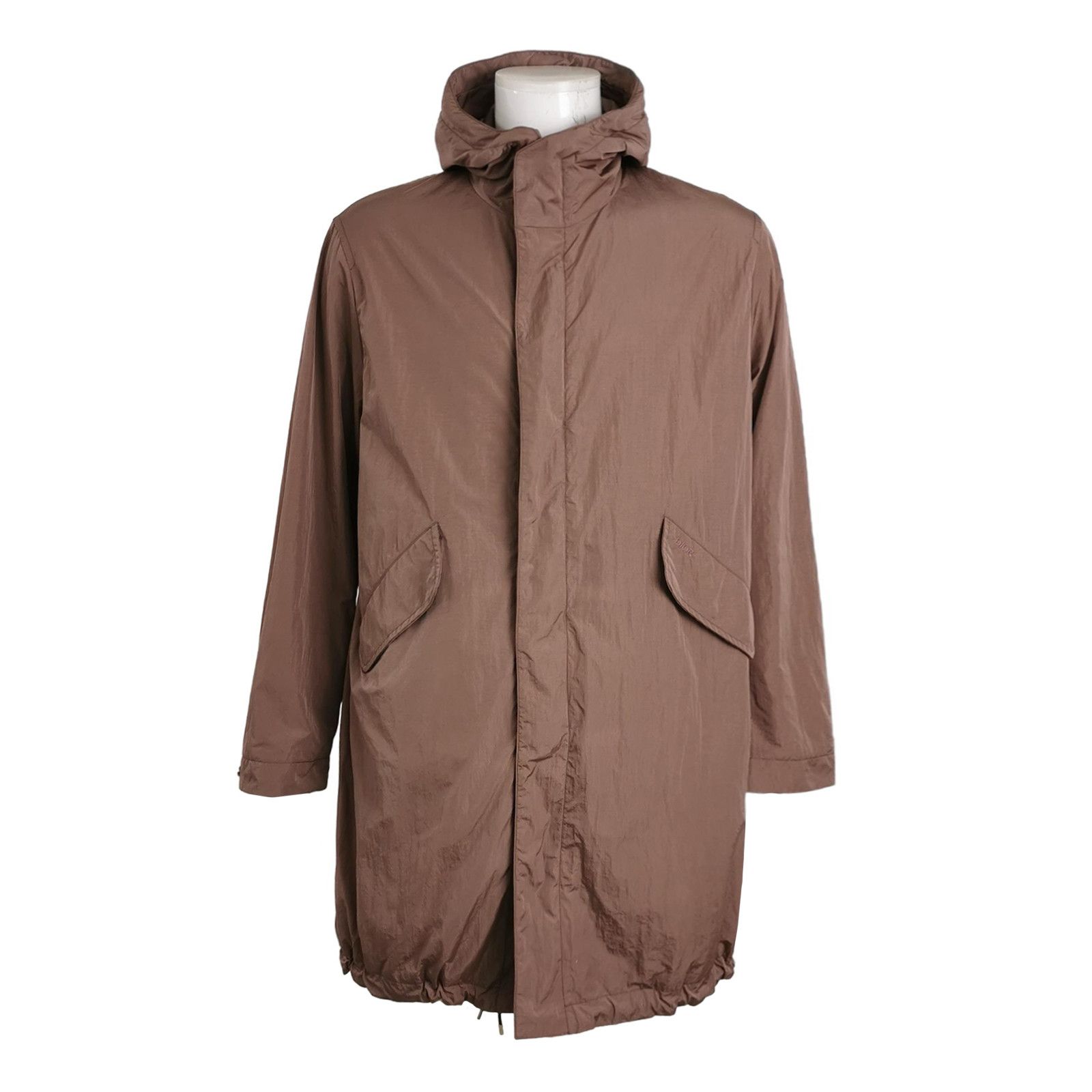 Dior Dior Logo Embroidered Hooded Parka Size 46 Size US S / EU 44-46 / 1 - 1 Thumbnail