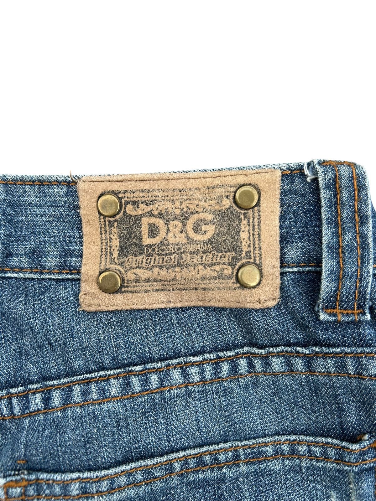 Dolce & Gabbana Dolce & Gabbana Vintage Punk Style Distressed Denim jeans Size US 30 / EU 46 - 14 Thumbnail