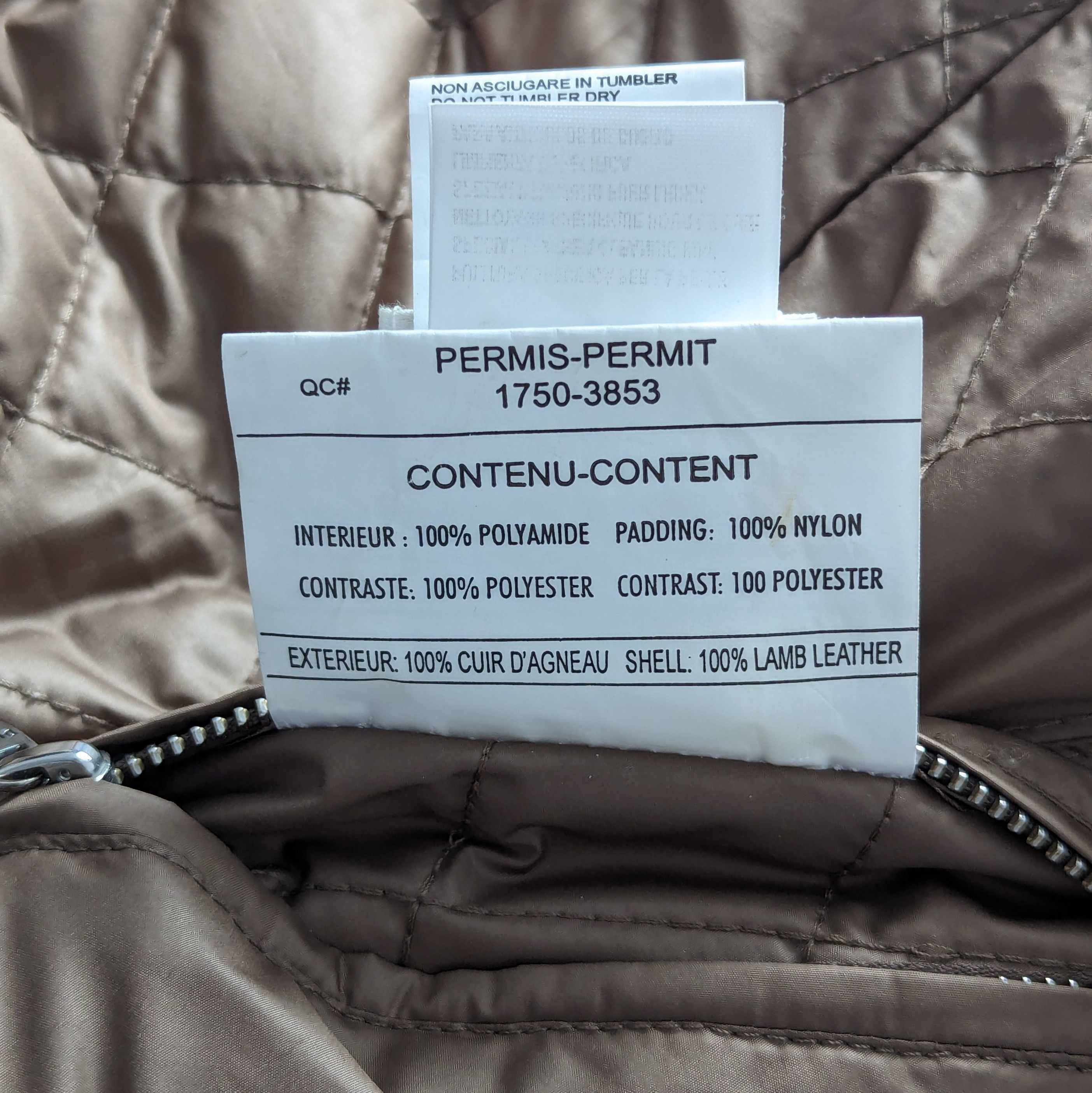 Diesel Diesel Reversible Leather and Polyester Jacket Beige Size S Size S / US 4 / IT 40 - 22 Thumbnail