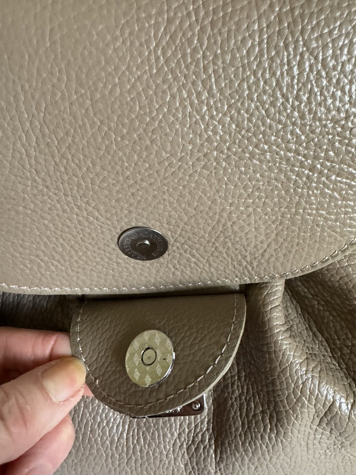 I MEDICI Firenze Beige Leather Shoulder Bag/Backpack NWOT