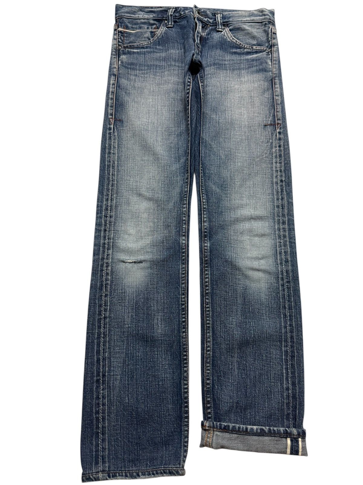 Vintage 💥SELVEDGE 90s💥JOHNBULL GRUNGE STONEWASH DISTRESS DENIM SLIM Size US 28 / EU 44 - 1 Thumbnail