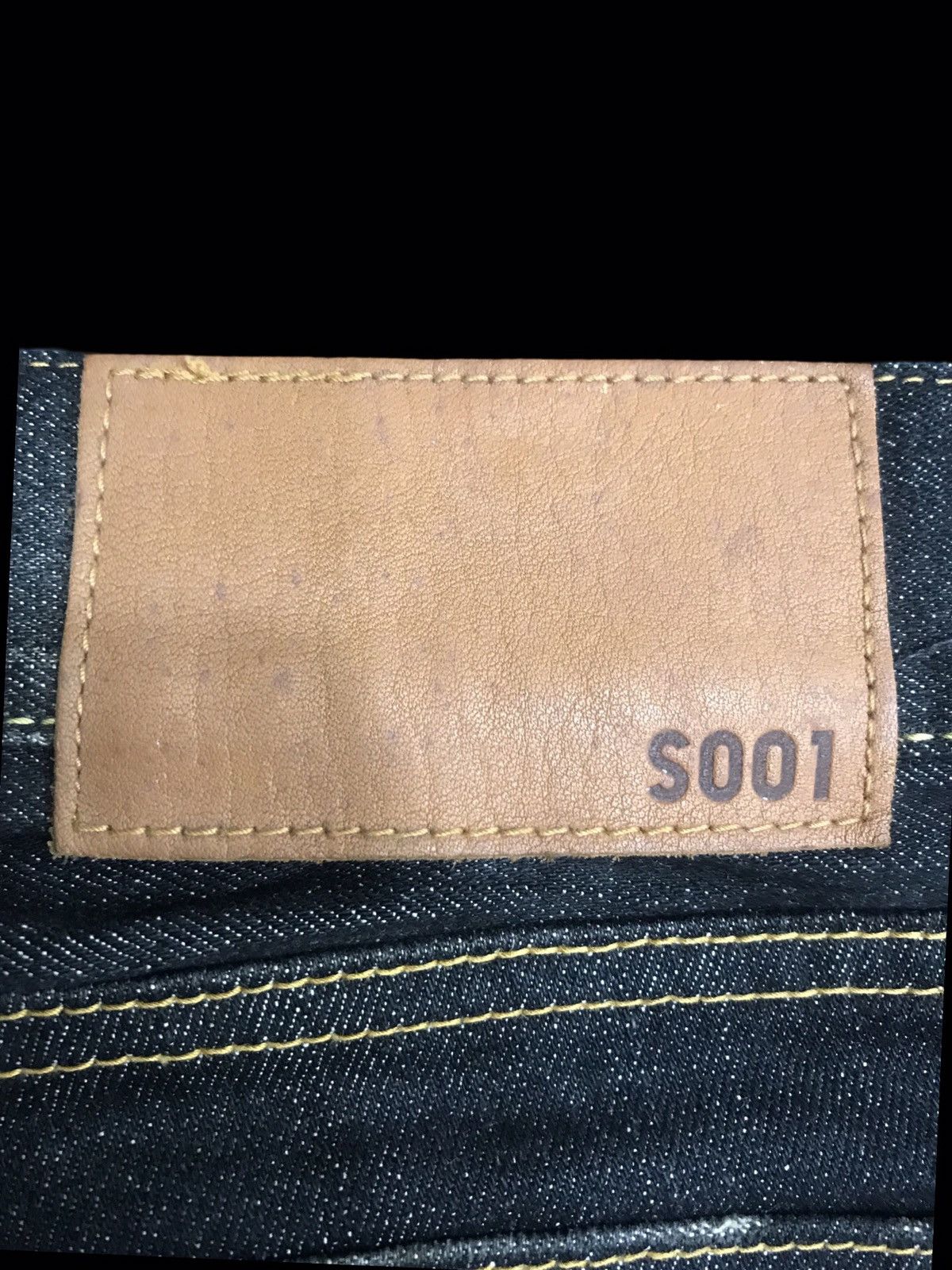 Japanese Brand 💥90s Style💥uniqlo Black Stone Wash Stylish Fades Denim F60 Size US 31 - 11 Thumbnail