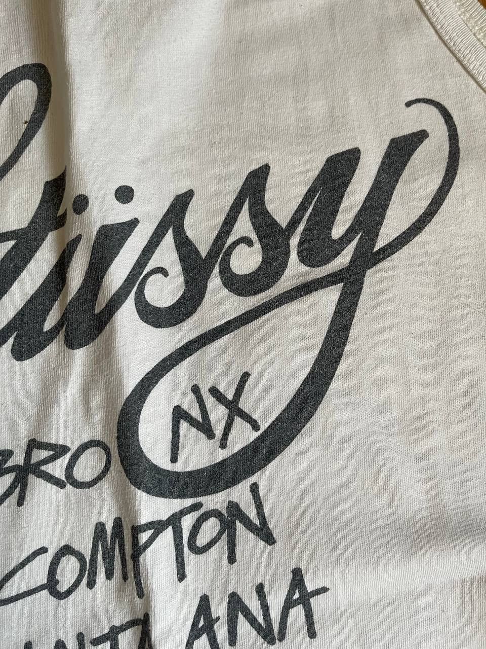 Japanese Brand × Stussy Stussy Tour Big Logo Tank Top Shirt Size US M / EU 48-50 / 2 - 17 Thumbnail