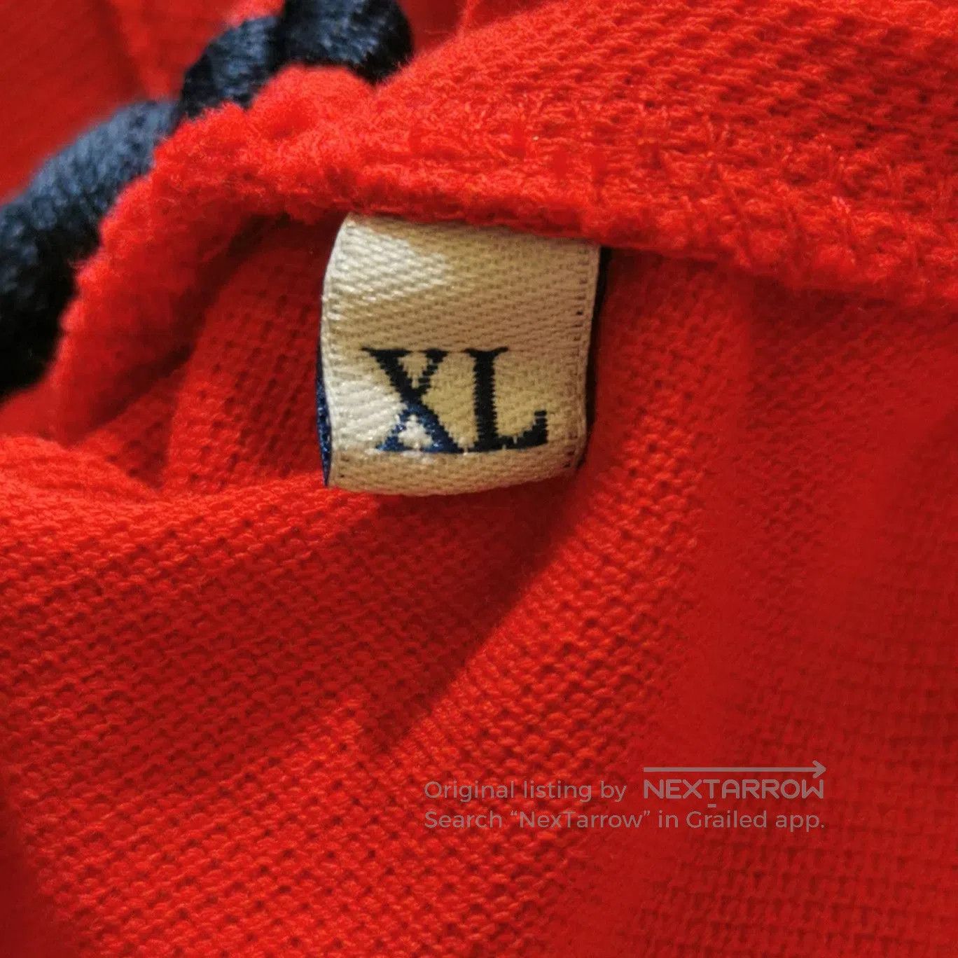 Moncler Moncler Red Logo Polo Shirt XL. Size US XL / EU 56 / 4 - 7 Thumbnail