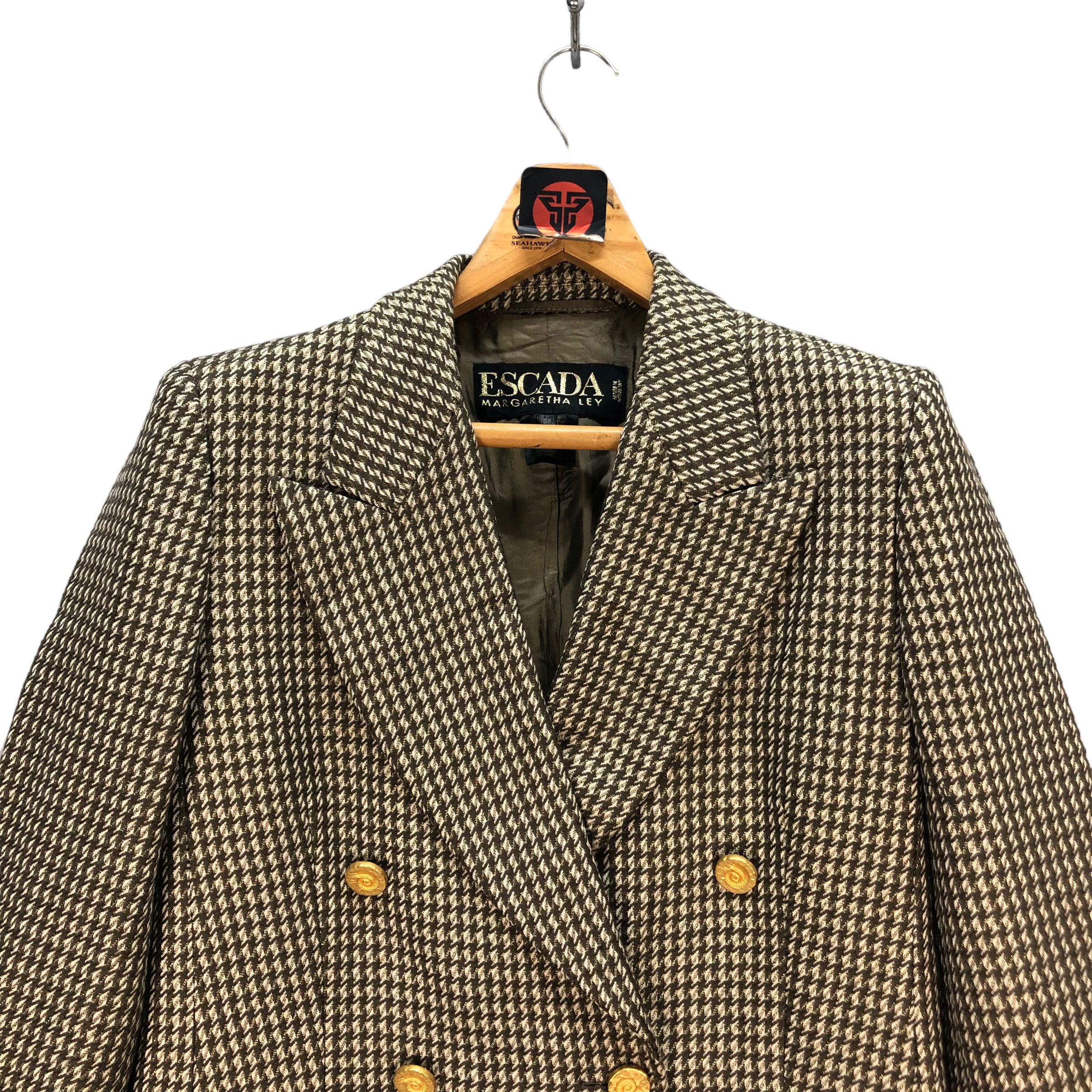 Escada ESCADA MARGARETHA LEY WOOL SUIT JACKET #7305-127 Size S / US 4 / IT 40 - 2 Thumbnail