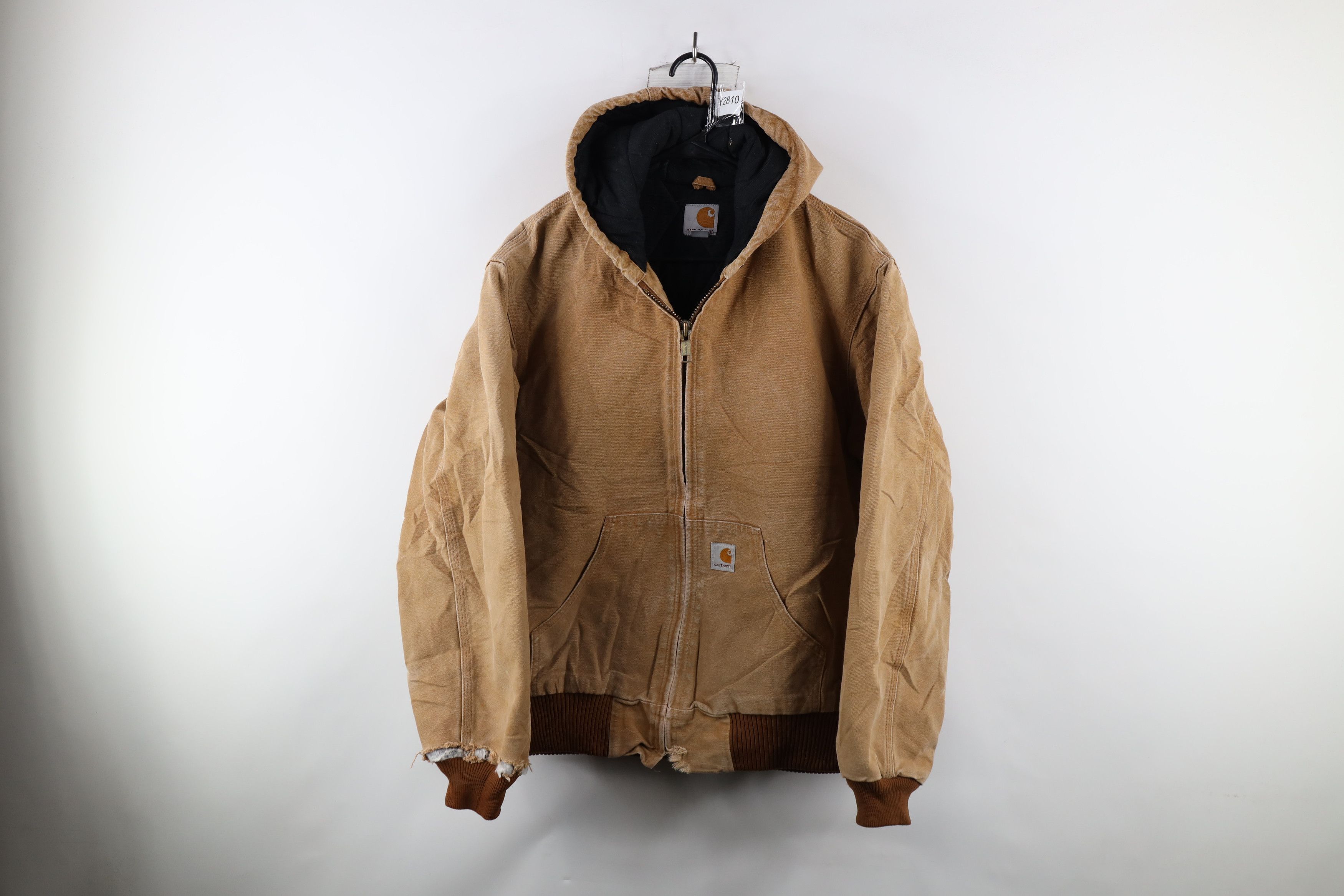 Carhartt Traditional Padded Duck Work Jacket, Men's XXL unclear Beige type Vintage Second Hand