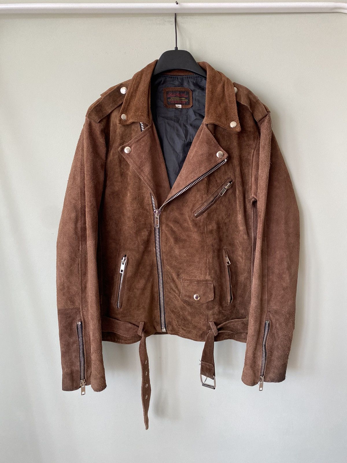 Vintage Pelechecoco Handmade reworked leather Biker jacket Grailed