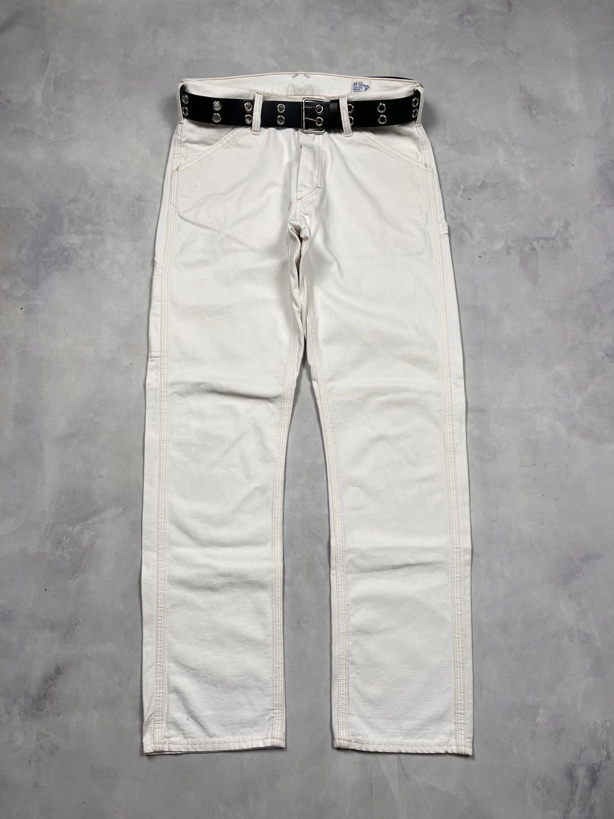 Orslow Vtg Orslow Carpenter Pants White Size US 29 - 1 Thumbnail
