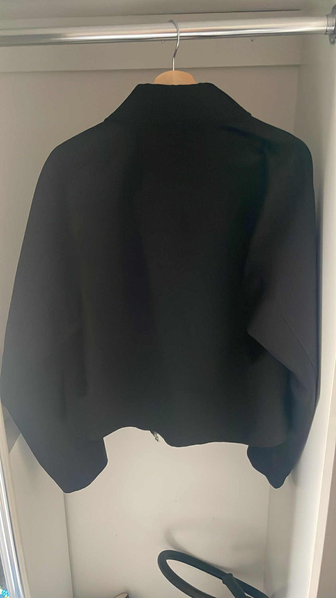 Bottega Veneta Bottega Veneta FW20 Black Twill Crop Wool Bomber Jacket Size US S / EU 44-46 / 1 - 5 Thumbnail