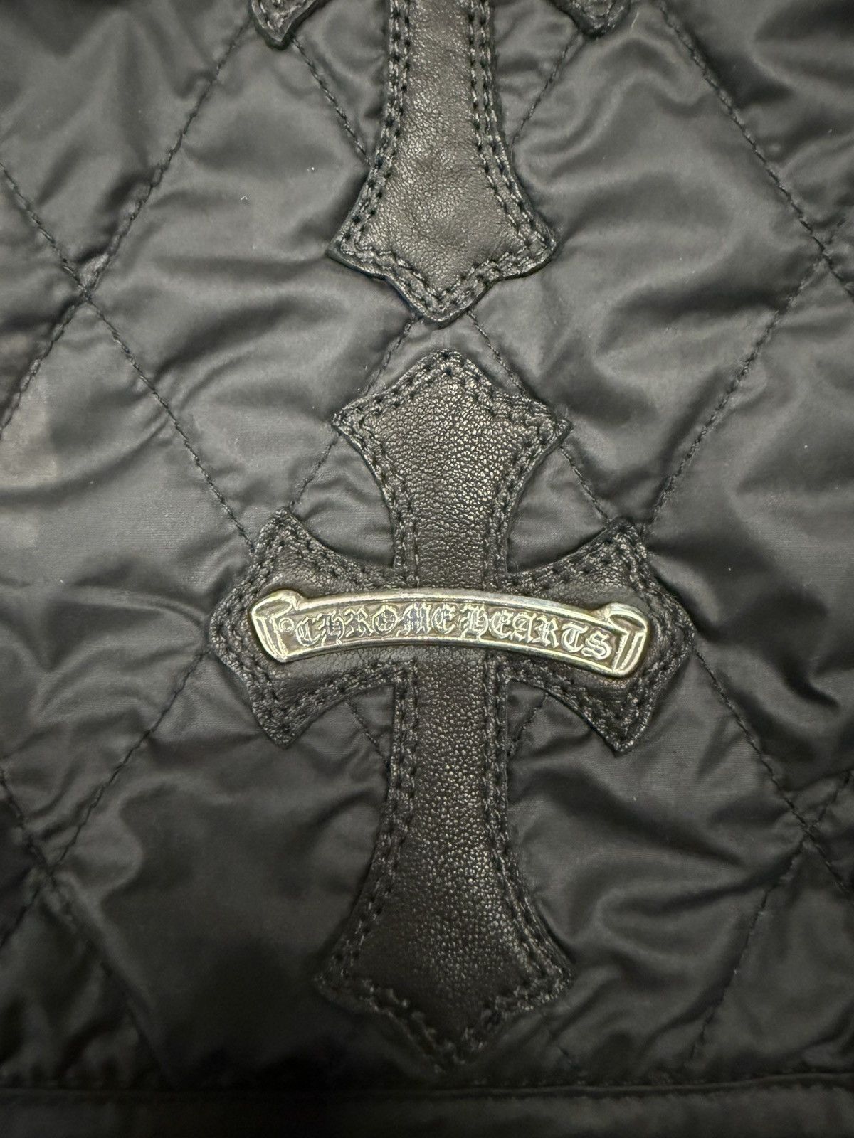 Chrome Hearts 🔥Chrome Hearts Cross Patches Black Nylon Vest🔥 Size US M / EU 48-50 / 2 - 8 Thumbnail