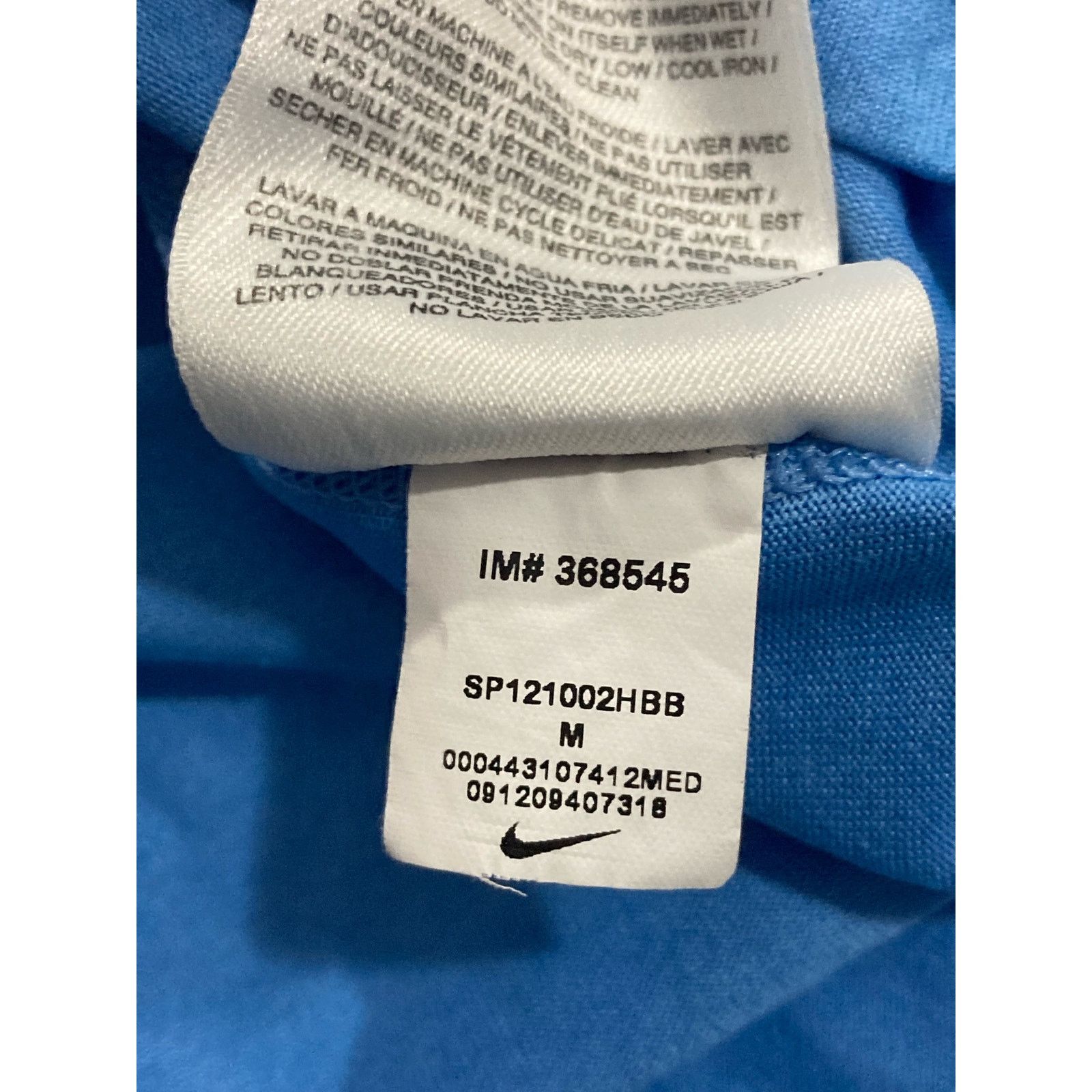 Nike Nike Dri-fit Men's Blue Lacrosse Athletic T-shirt Medium Size US M / EU 48-50 / 2 - 6 Thumbnail