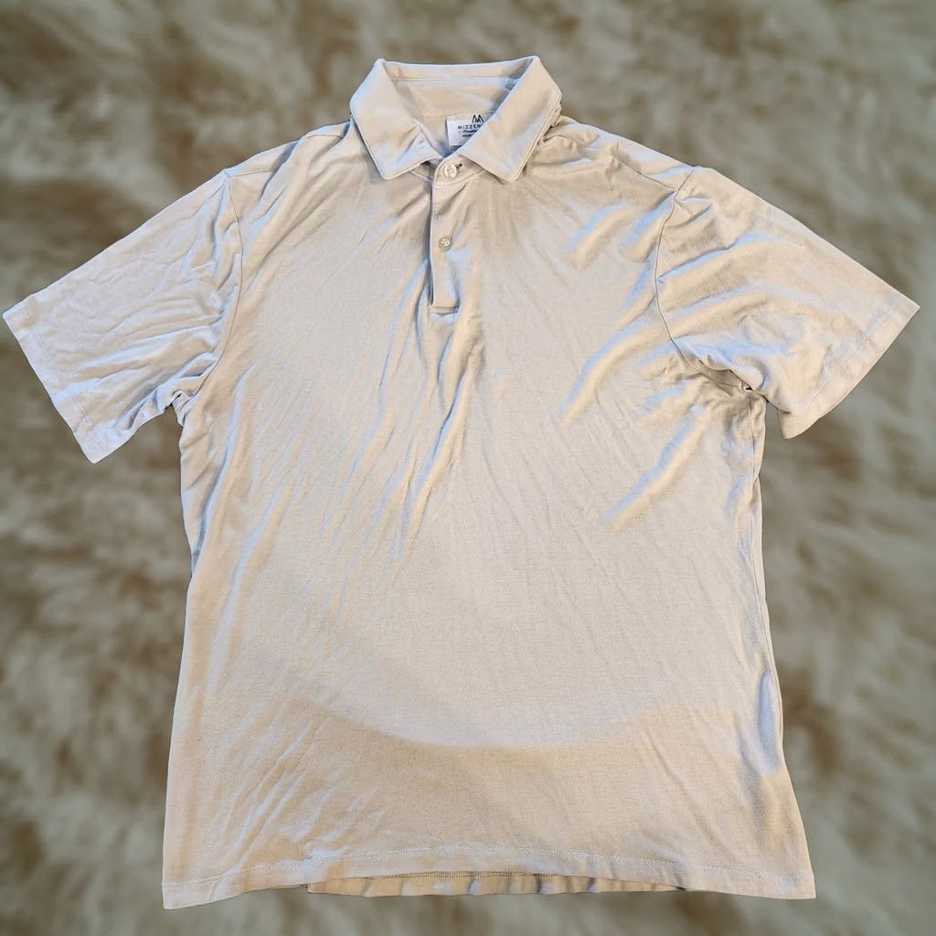 Mizzen+Main Mizzen+Main Polo Shirt Mens Medium Trim Fit Gray Stretch Soft Casual Shirt Size US M / EU 48-50 / 2 - 1 Thumbnail
