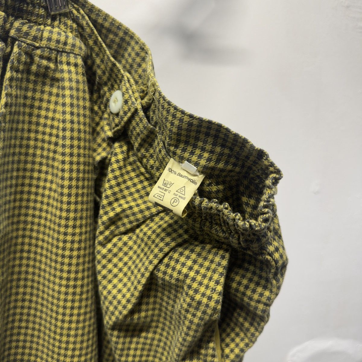 Vintage Vintage Green Checkered Trouser Pants ERD Grunge Chrome Size 26" / US 2 / IT 38 - 8 Thumbnail