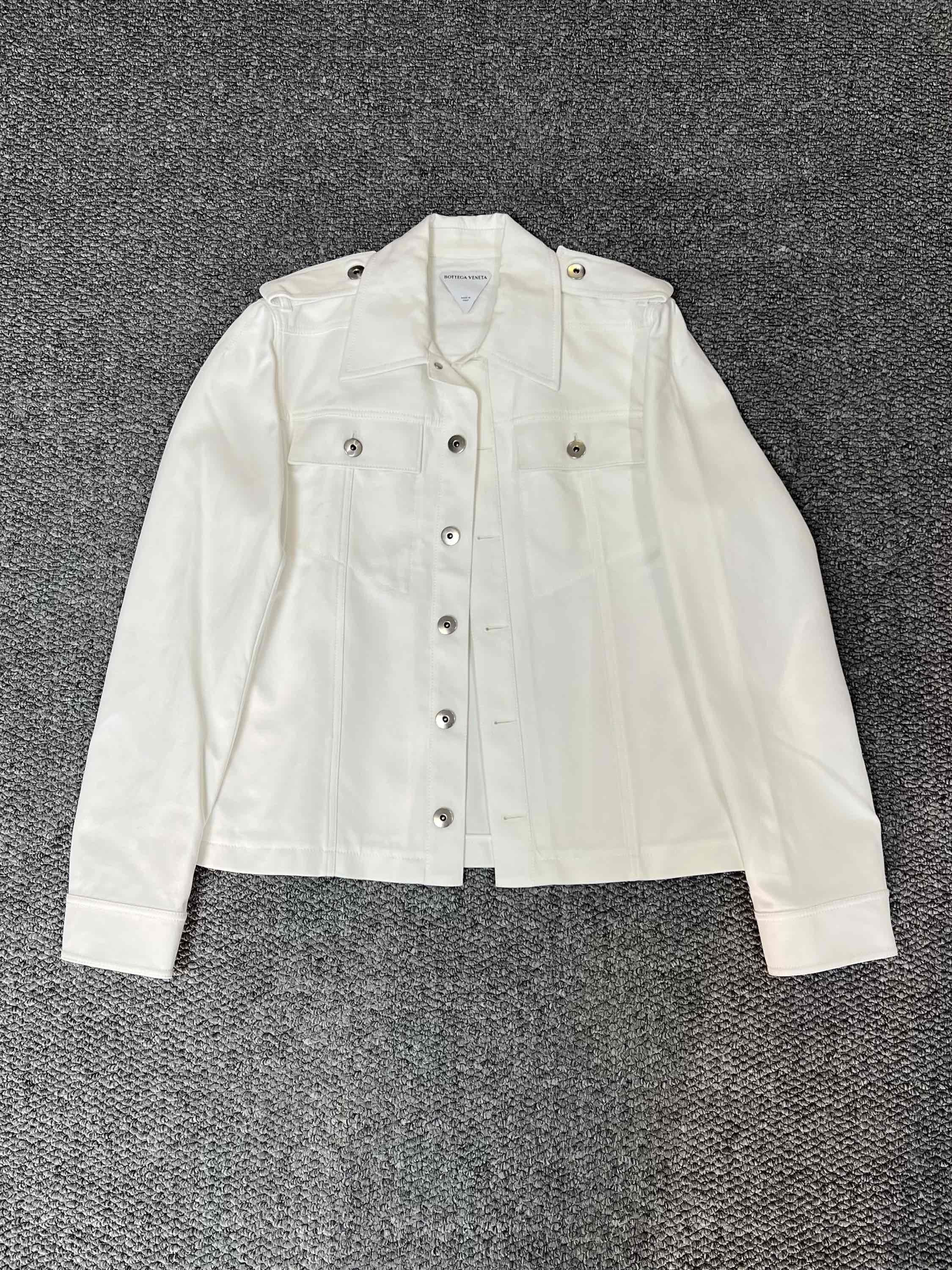 Bottega Veneta Bottega Veneta Canvas Pocket Shirt Size M Size US M / EU 48-50 / 2 - 1 Thumbnail