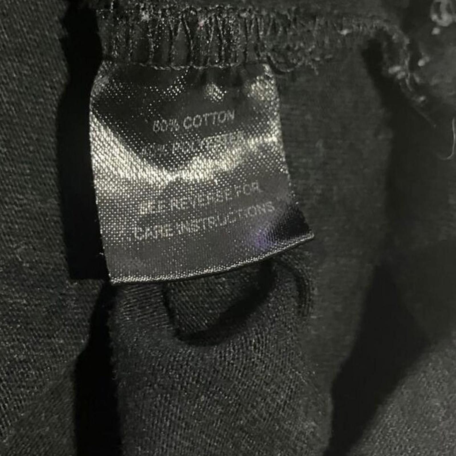 Kris Van Assche KRISP Designer T-Shirt Black with Golden Dragon & Lily Print Size US L / EU 52-54 / 3 - 7 Thumbnail