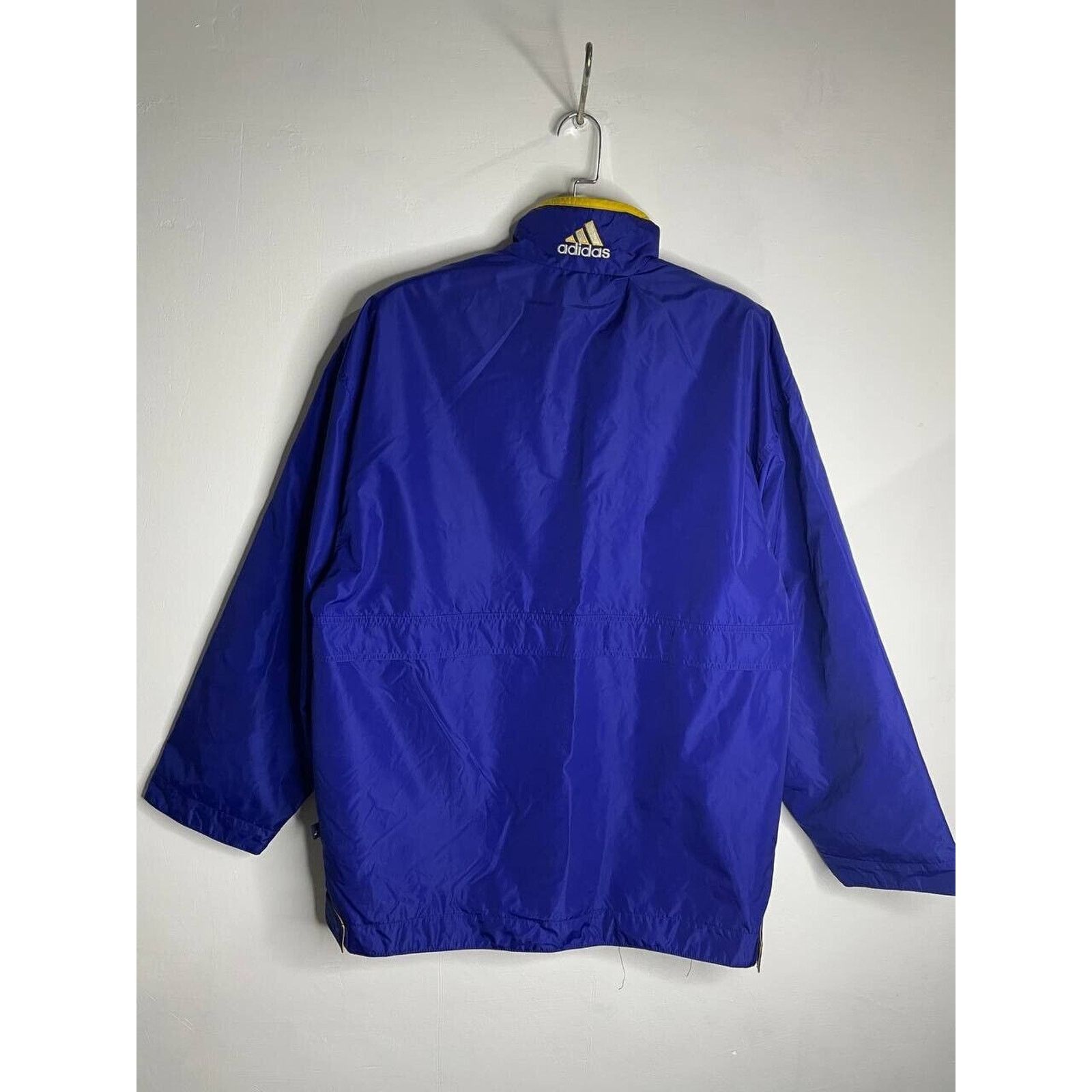 Adidas × Vintage Vintage Adidas Blue Windbreaker Jacket with Trim Size S Size US S / EU 44-46 / 1 - 4 Thumbnail
