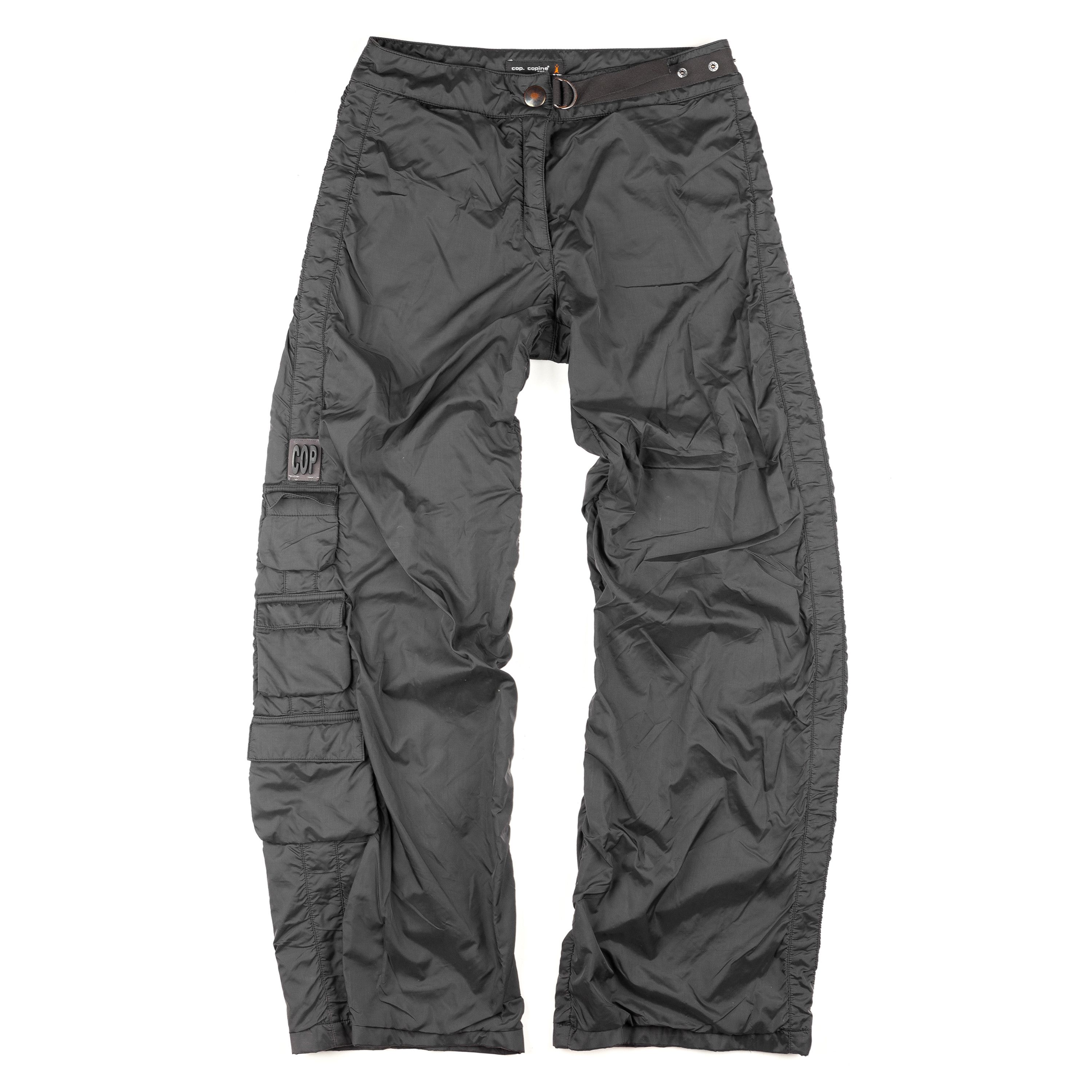 Cop Copine Cop Copine Vintage Black Cargo Pants (M) Size 28" / US 6 / IT 42 - 1 Thumbnail