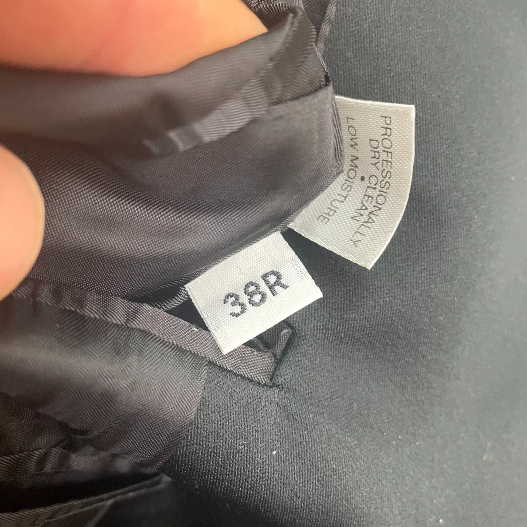 Hart Schaffner Marx Hart Schaffner & Mark Blazer Mens 38R Black Formal Work Nordstorm Size 38R - 4 Thumbnail
