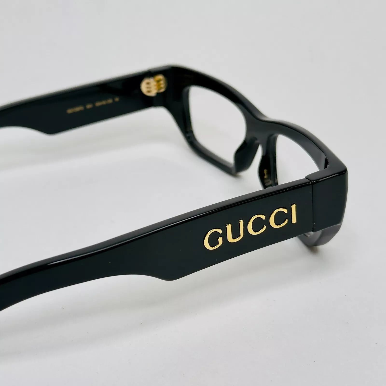 Gucci GUCCI Authentic 1297 Black Square Eyeglasses GG1297O 001 Size ONE SIZE - 3 Thumbnail