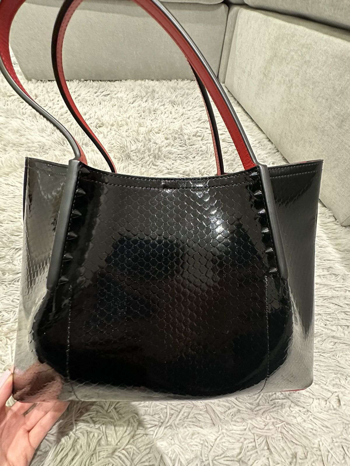 Christian Louboutin CHRISTIAN LOUBOUTIN Cabarock Leather Tote Bag Size ONE SIZE - 5 Thumbnail