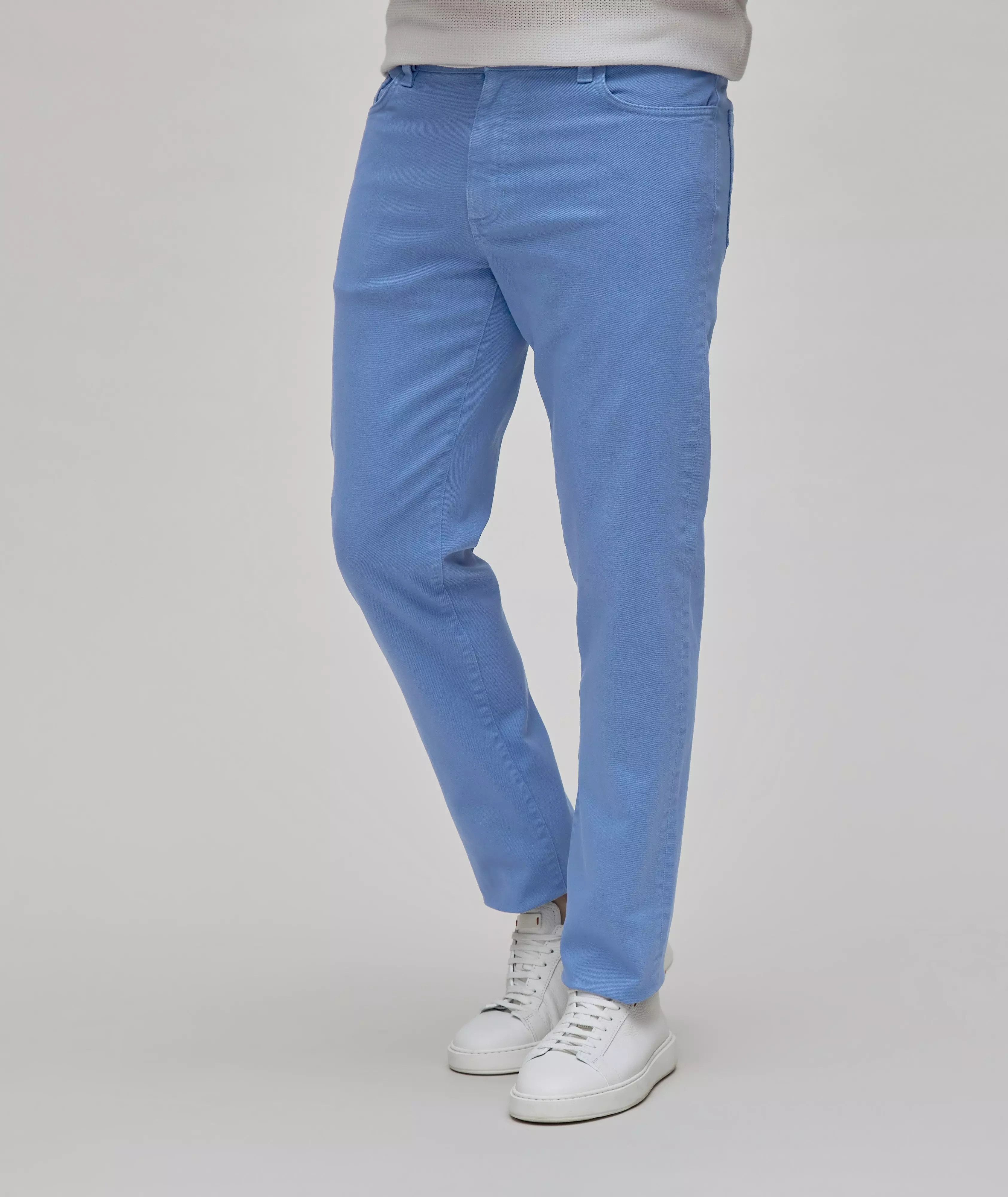 Ermenegildo Zegna o1s1rm0225 RUDPZWA7 Pant in Blue Size US 34 / EU 50 - 3 Thumbnail