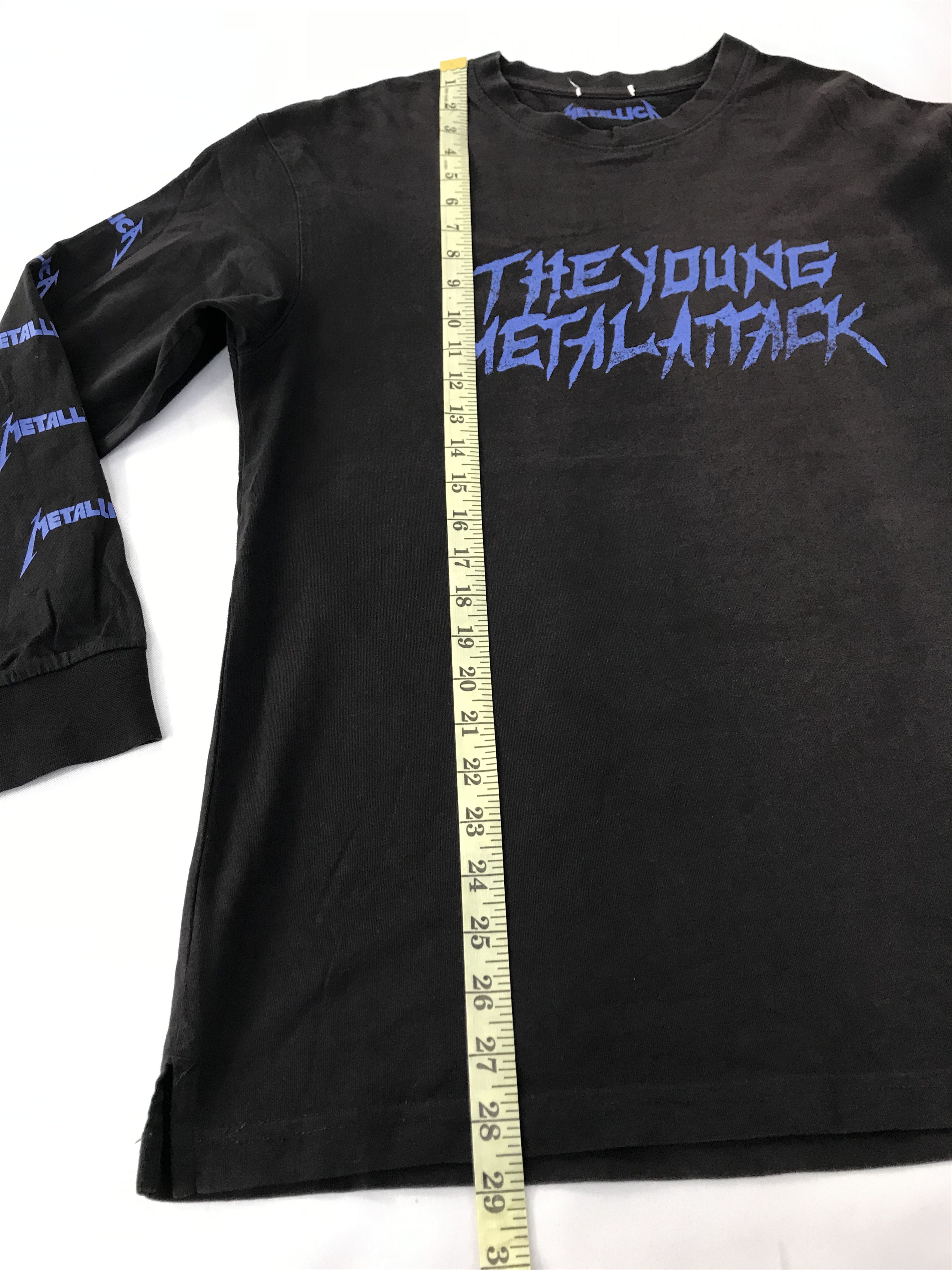 Band Tees × Metallica Metallica The Young Metal Attack Side Tape Rock Band Printed Size US M / EU 48-50 / 2 - 11 Thumbnail