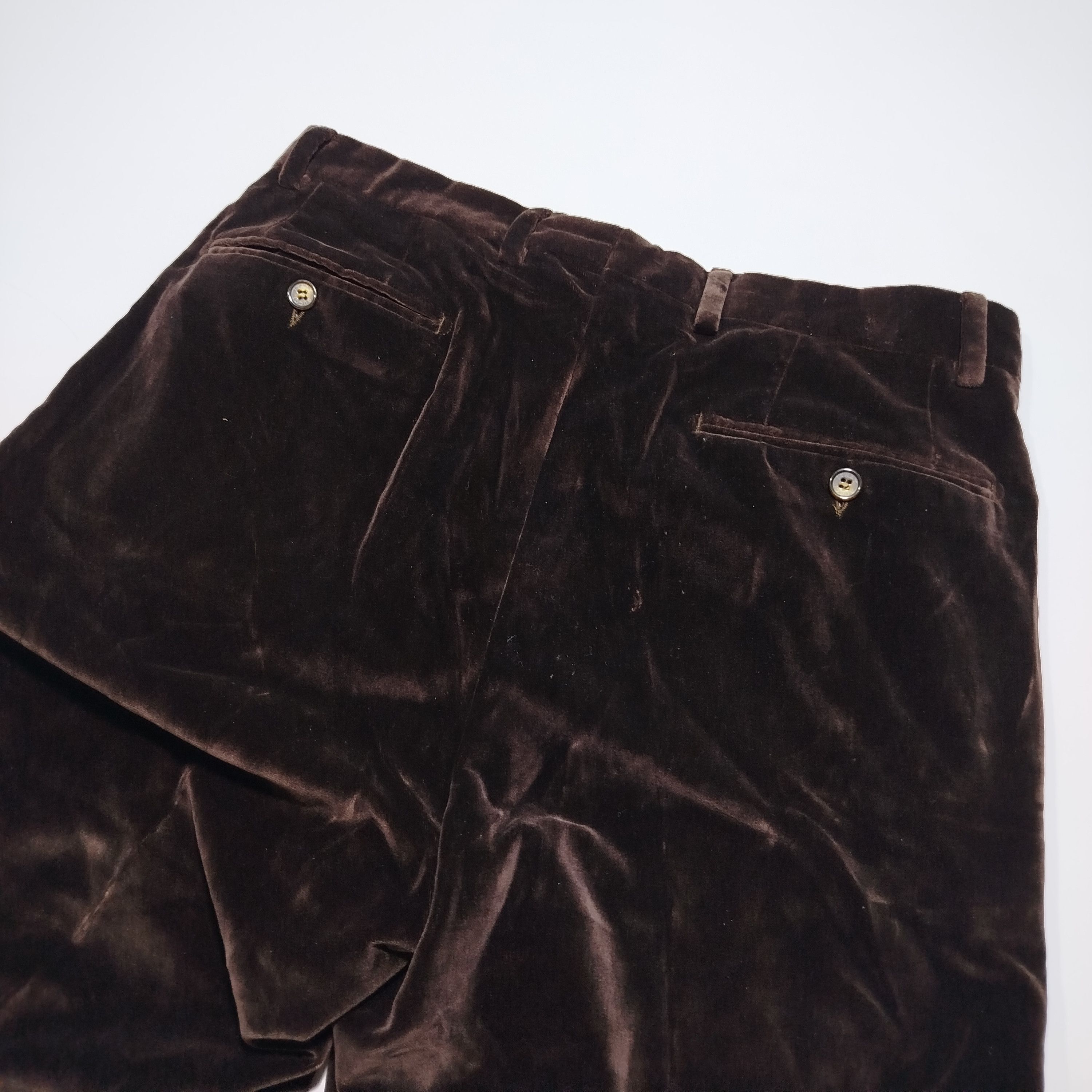 Gucci GUCCI by TOM FORD VELOUR TROUSERS Size US 32 / EU 48 - 8 Thumbnail
