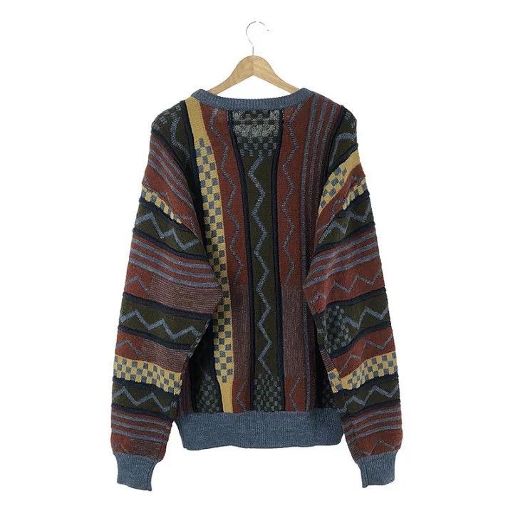 Issey Miyake issey miyake size:one size Jacquard knitted sweater Size US XXS / EU 40 - 4 Thumbnail