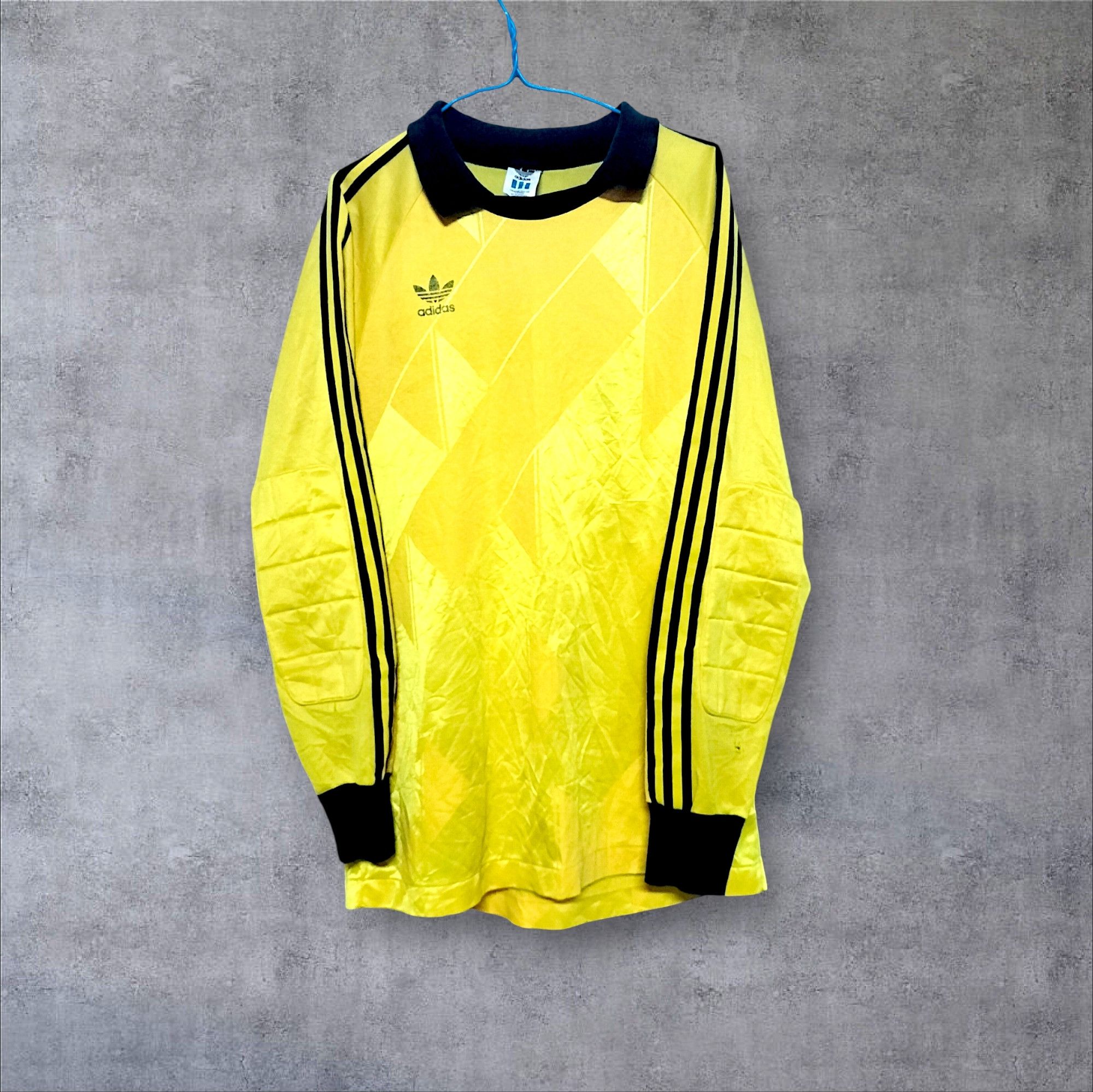 Adidas Vintage 80s Adidas Jersey No 1 for Keeper Goal Size US XL / EU 56 / 4 - 1 Thumbnail