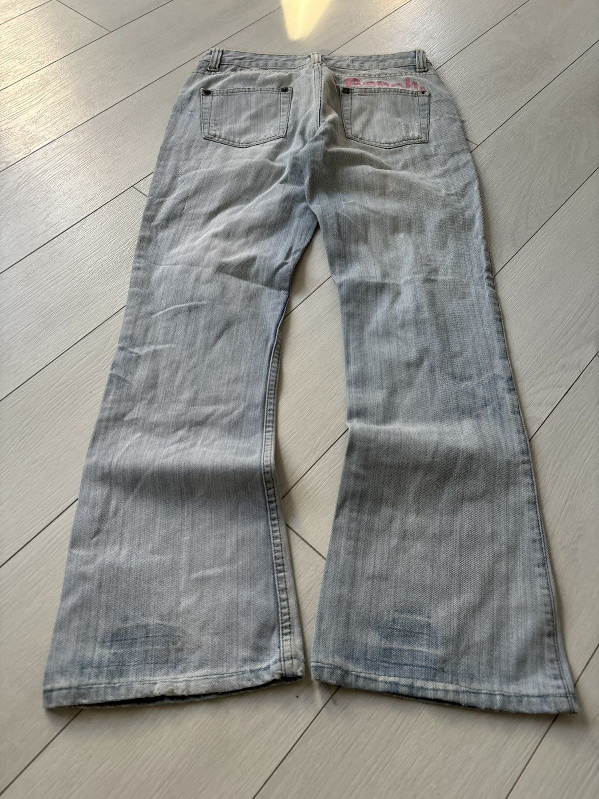 Japanese Brand CRAZY FLARED LGB Y2K JEANS If Six Was Nine Japanese glamour Size US 30 / EU 46 - 1 Thumbnail