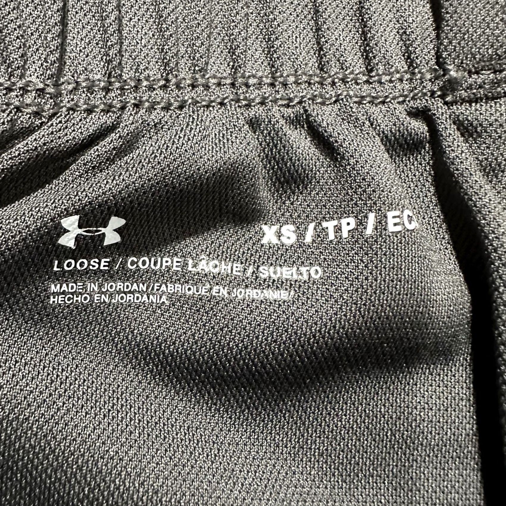 Under Armour Under Armour Shorts Women XS Black White Athletic Running Gym Training Loose EUC Size 26" / US 2 / IT 38 - 3 Thumbnail