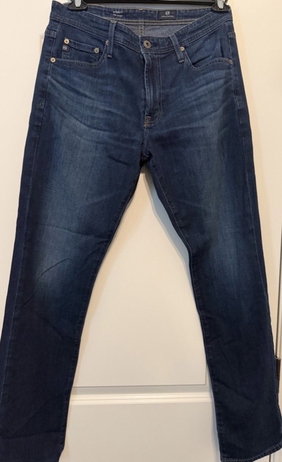 AG Adriano Goldschmied AG Mens Dark Blue Jeans Size US 32 / EU 48 - 2 Thumbnail