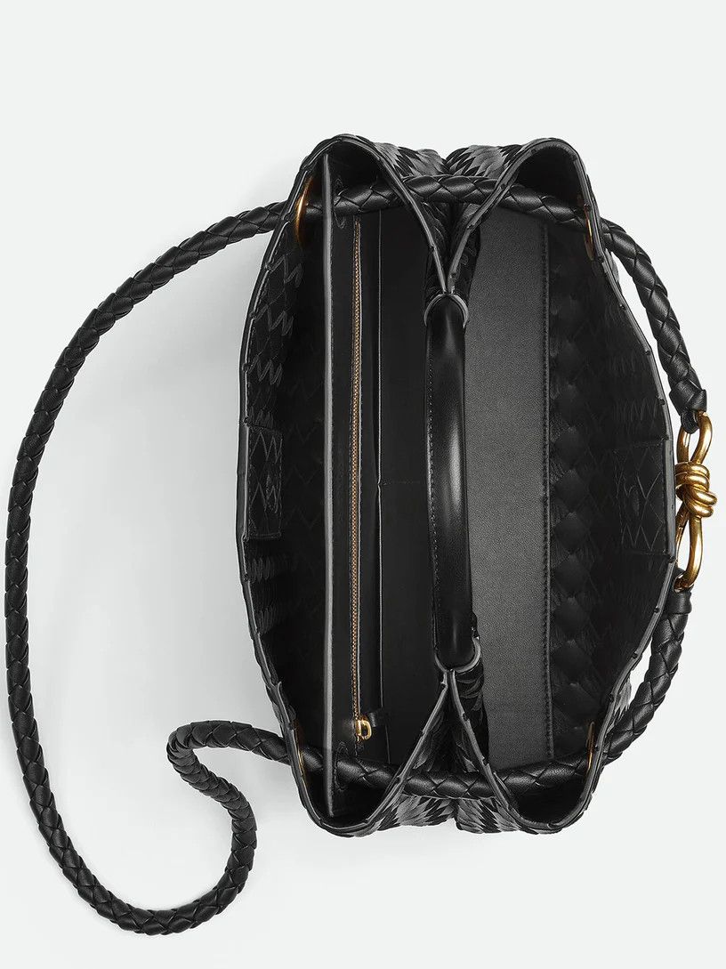 Bottega Veneta Bottega Veneta Black Medium Andiamo Size ONE SIZE - 5 Thumbnail