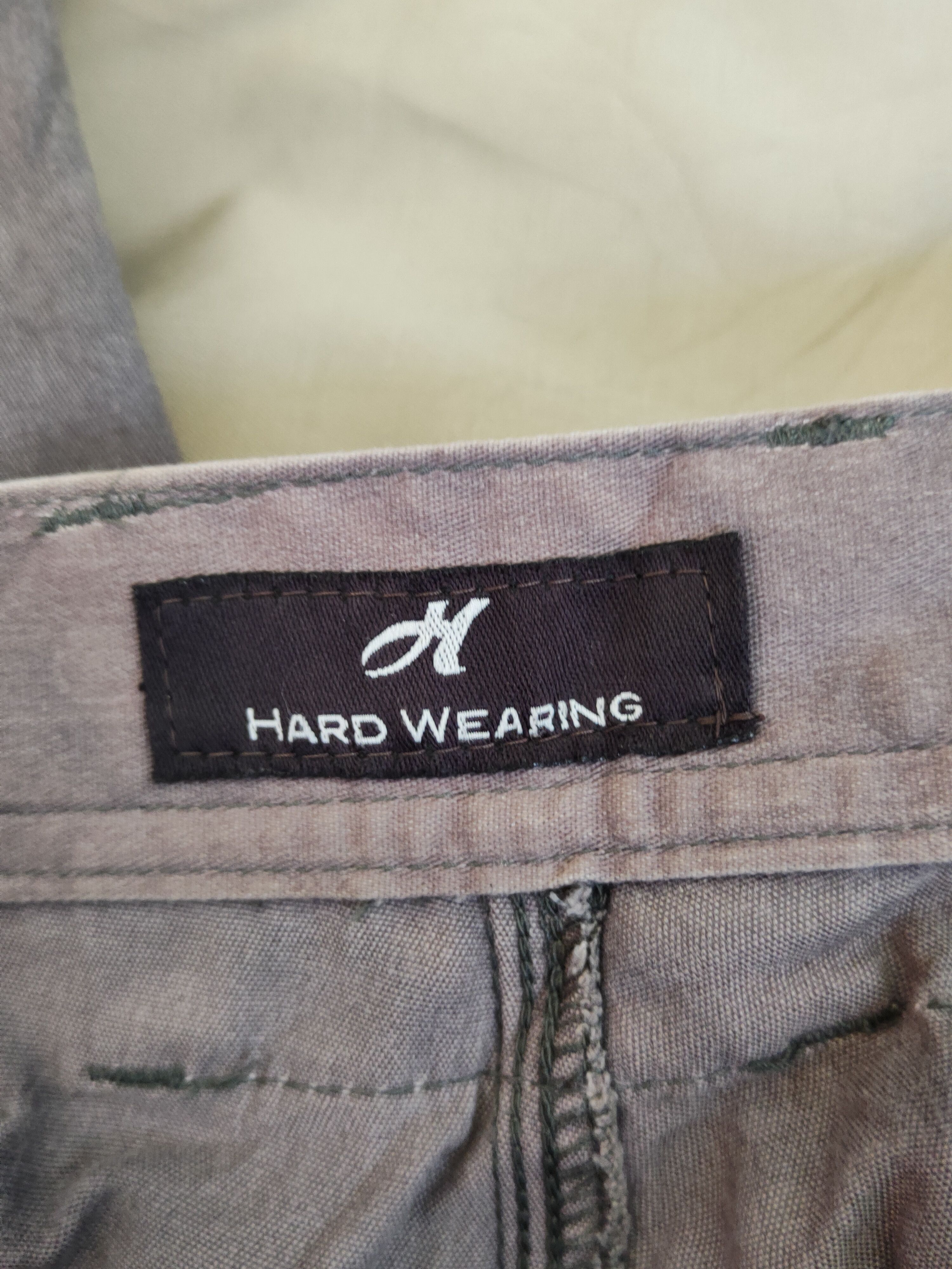 Japanese Brand Hard Wearing Gray Faded Multipocket Cargo Pants #S1793 Size US 31 - 15 Thumbnail