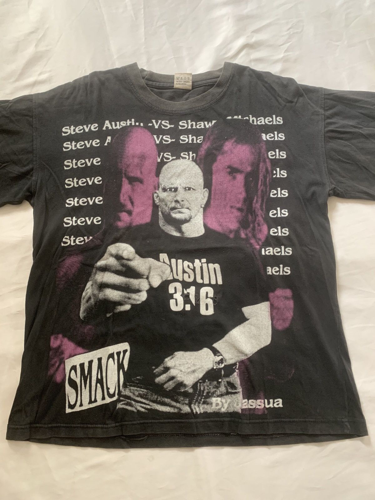 WCW/nWo Vintage WWE Austin vs Shawn Michael Size US M / EU 48-50 / 2 - 2 Thumbnail