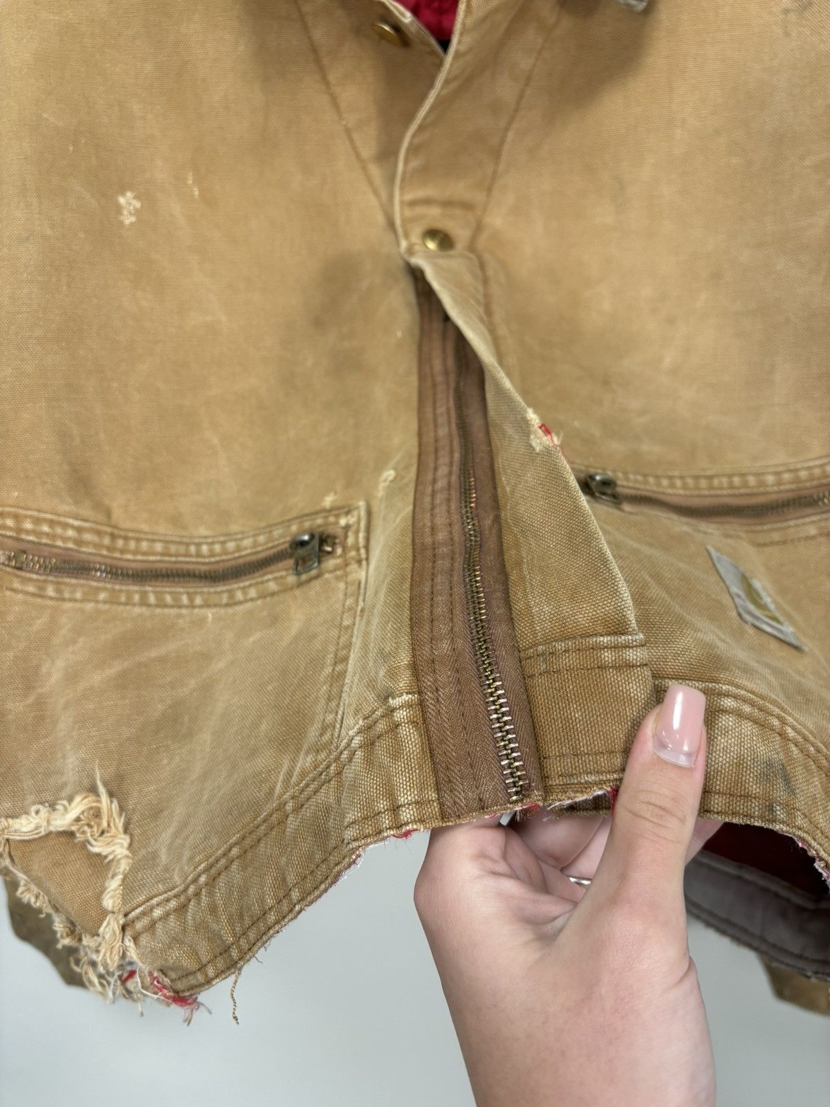 Carhartt Vintage Carhartt 80s USA Boxy Fit Cropped Detroit Jacket Size US L / EU 52-54 / 3 - 18 Thumbnail