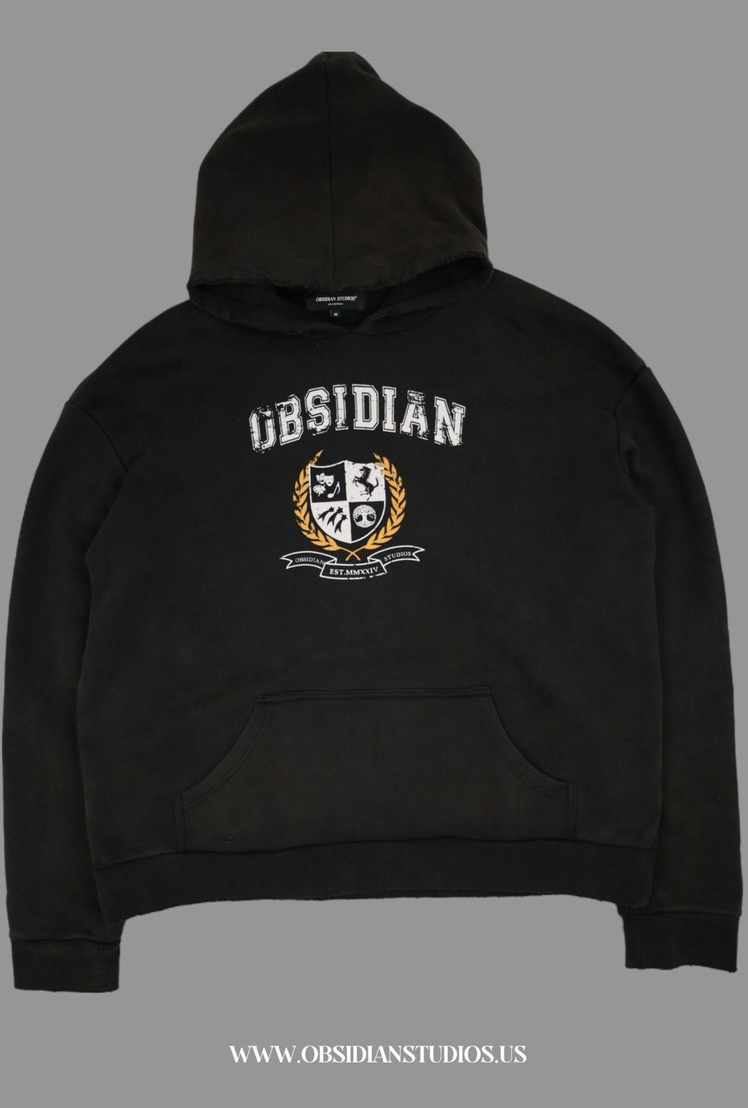 Vintage Obsidian Studios Crest hoodie Size US M / EU 48-50 / 2 - 2 Thumbnail